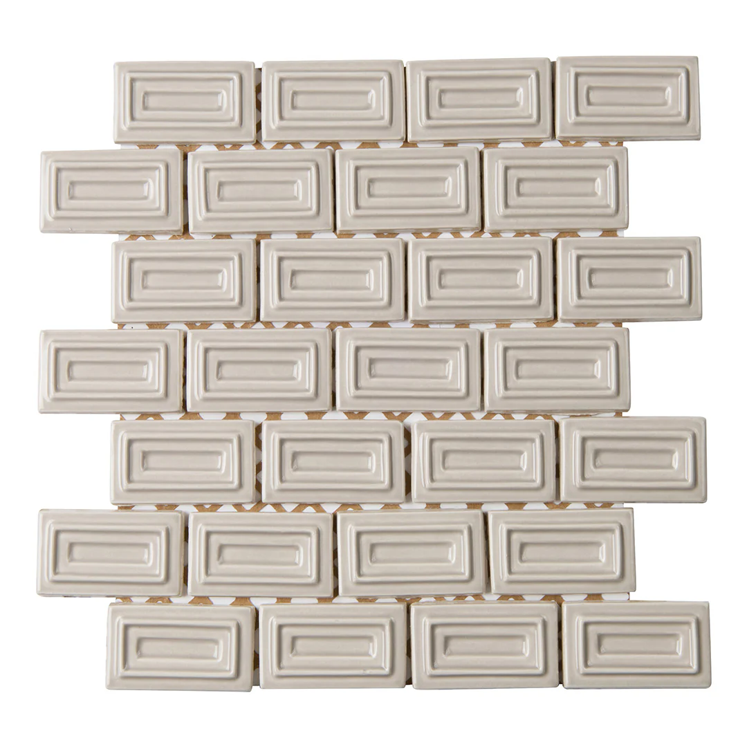 6th Avenue Rectangle Mosaic 10-1/2X11-1/4 Fog Gloss - Image 2