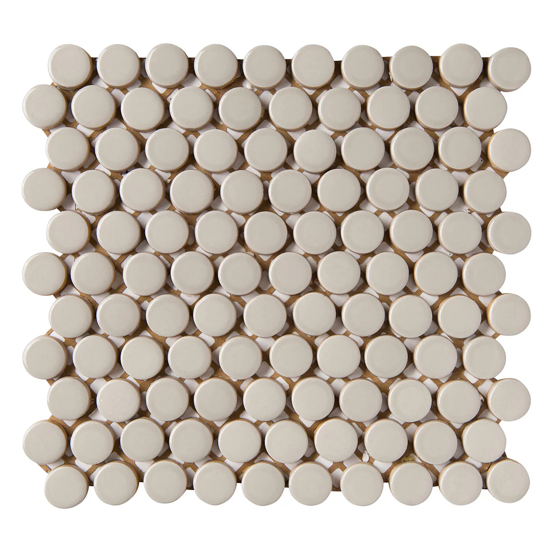 6th Avenue Circle Mosaic 12X12 Fog Gloss - Image 2