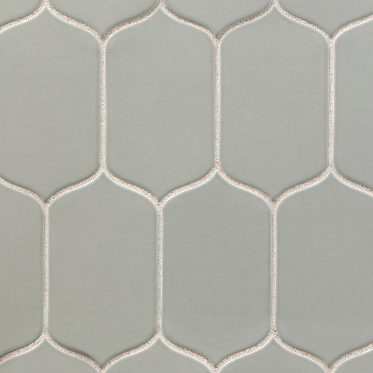 6th Avenue Arabesque Mosaic 10-1/8X10 French Clay Gloss
