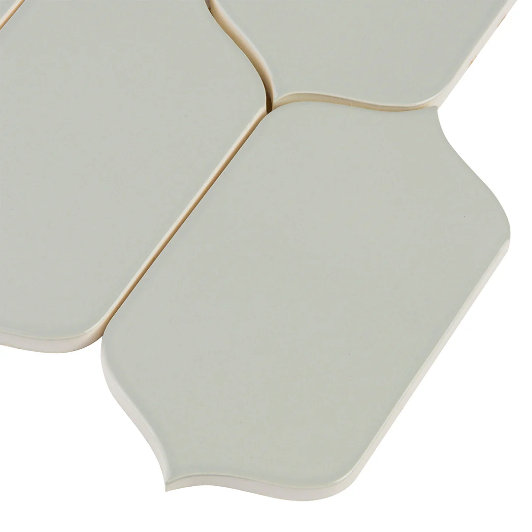 6th Avenue Arabesque Mosaic 10-1/8X10 French Clay Gloss - Image 3