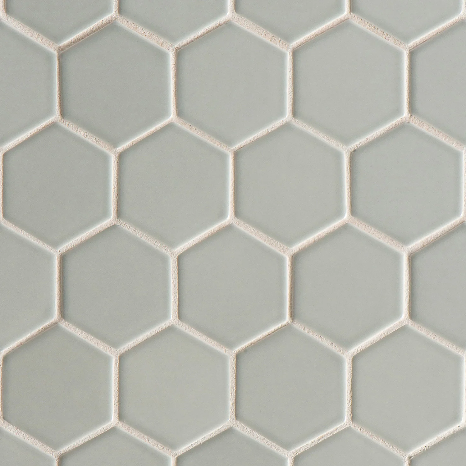 6th Avenue Hexagon Mosaic 10-1/2X11 French Clay Gloss