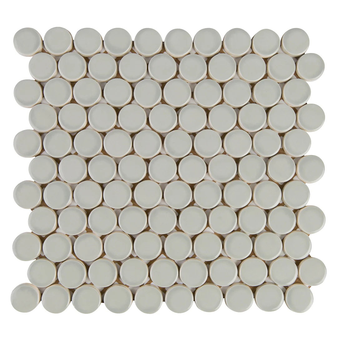 6th Avenue Circle Mosaic 12X12 French Clay Gloss - Image 2