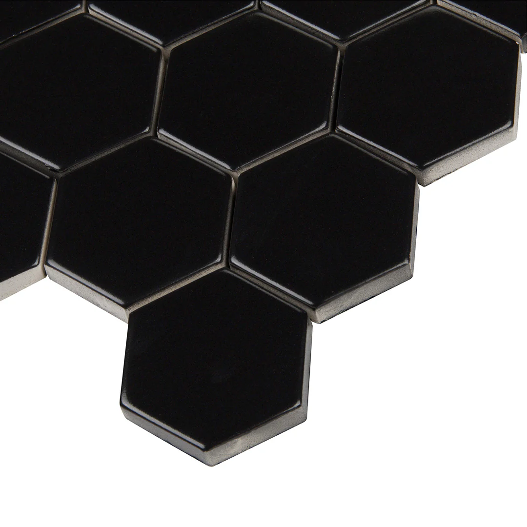 6th Avenue Hexagon Mosaic 10-1/2X11 Ink Matte - Image 2
