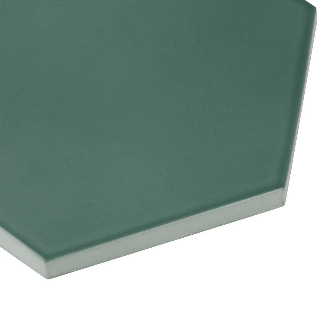 6th Avenue 4-1/2X5-3/8 Jade Green Gloss - Image 2