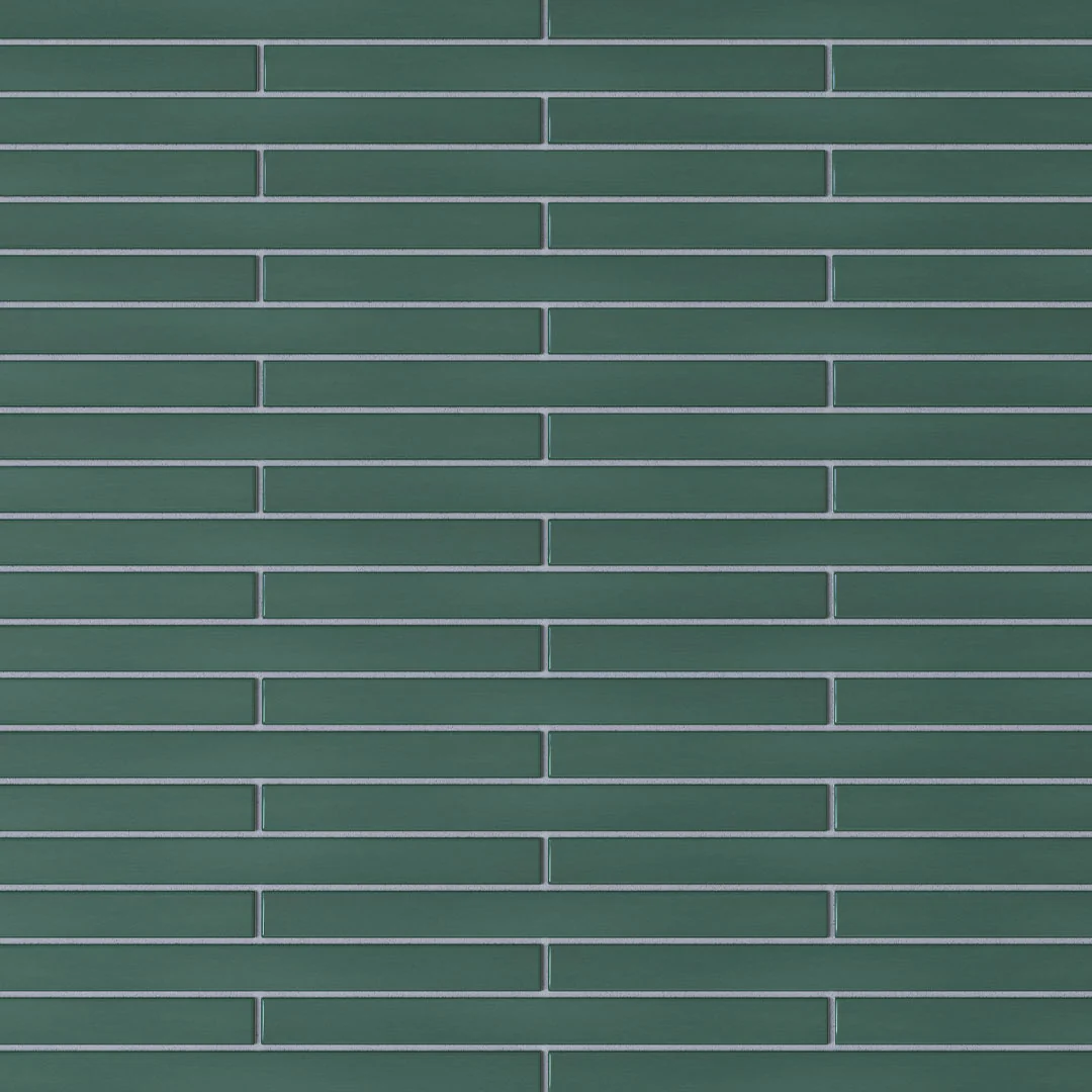 6th Avenue Mosaic 9-7/8X12 Jade Green Gloss