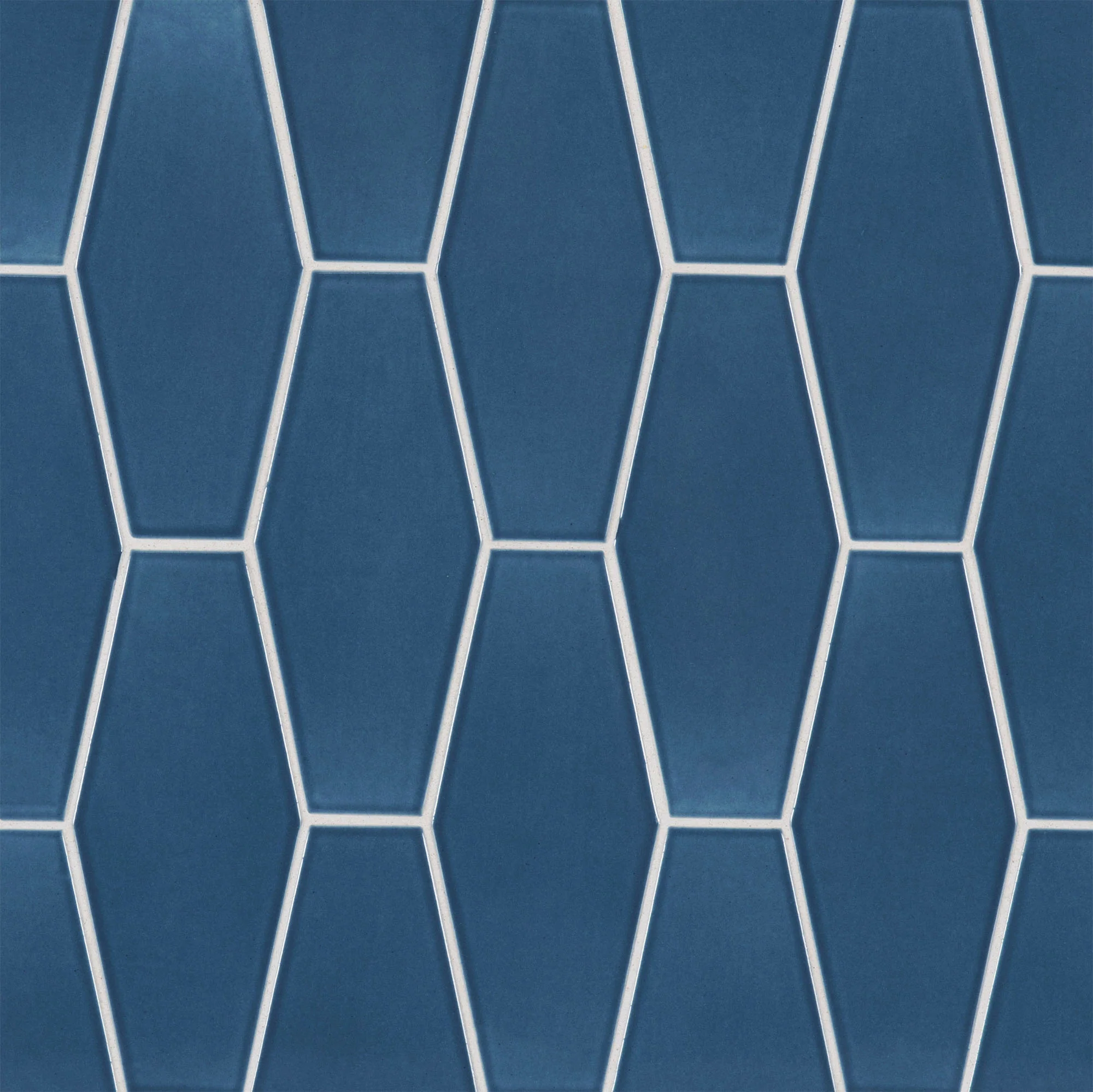 6th Avenue Hexagon 2X6 Marlin Blue Gloss