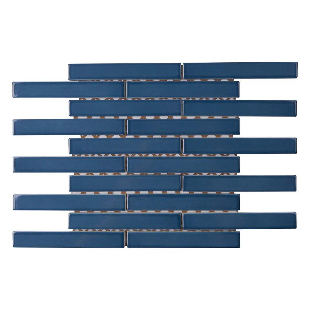 6th Avenue Mosaic 9-7/8X12 Marlin Blue Gloss