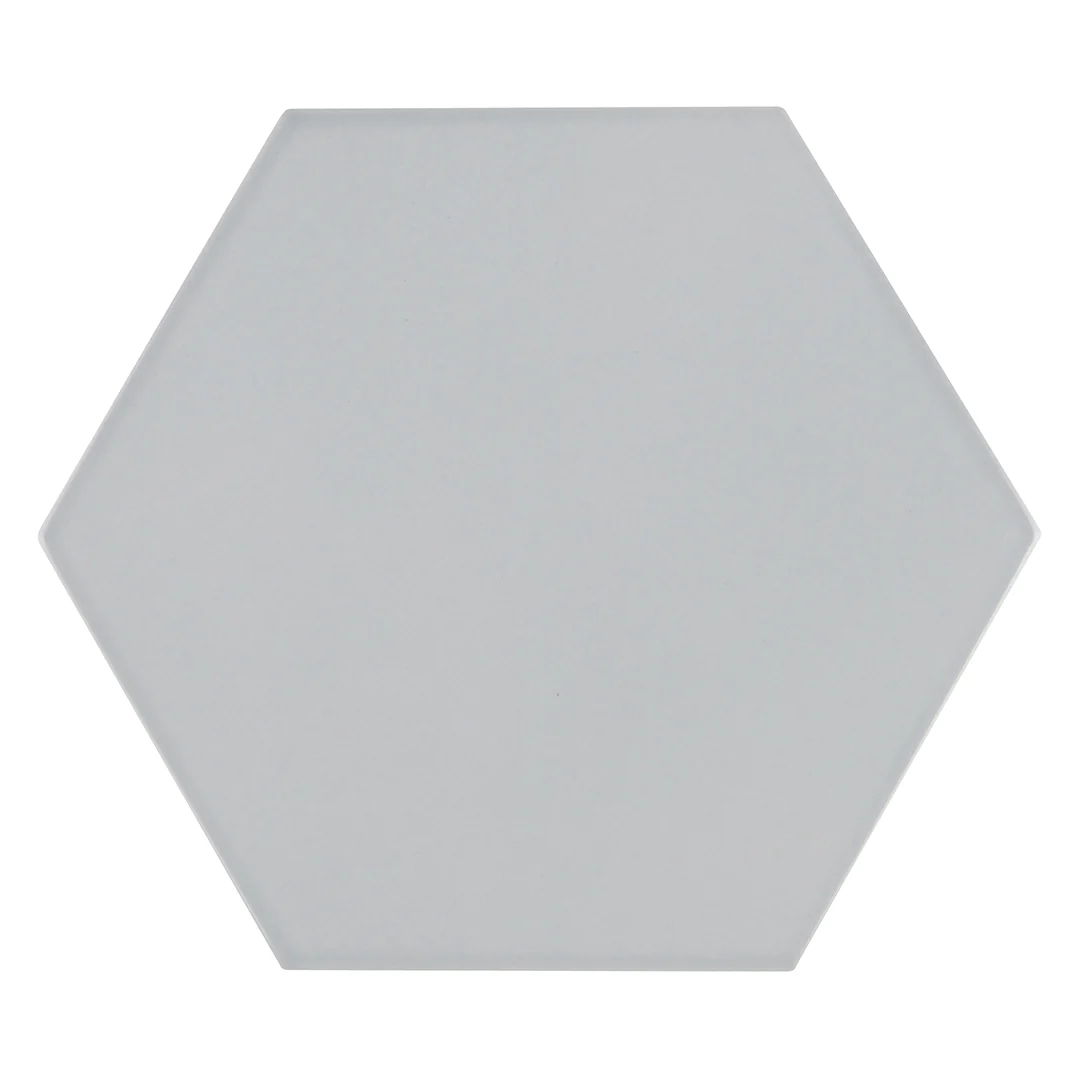6th Avenue Hexagon 4-1/2X5-3/8 Pale Sky Gloss - Image 2