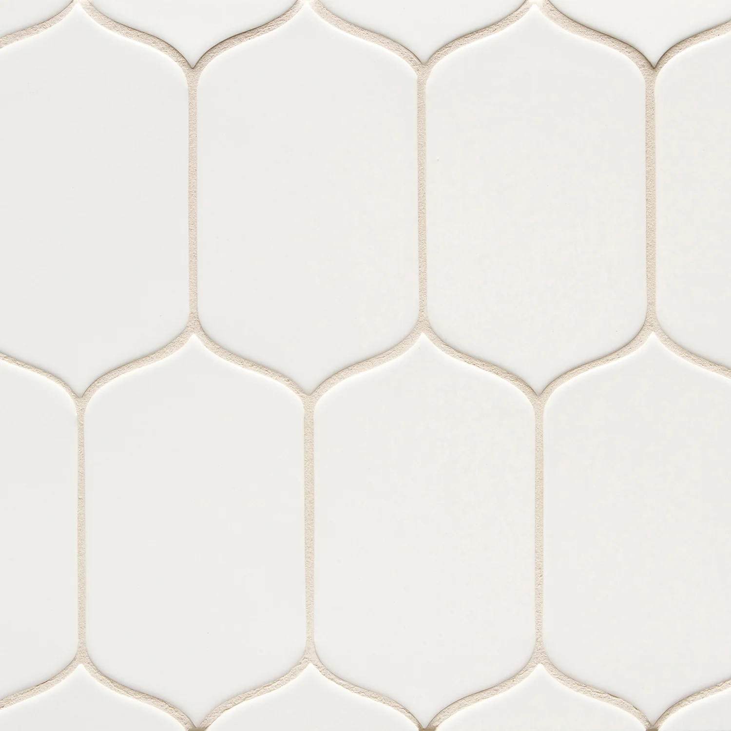 6th Avenue Arabesque Mosaic 10-1/8X10 White Matte
