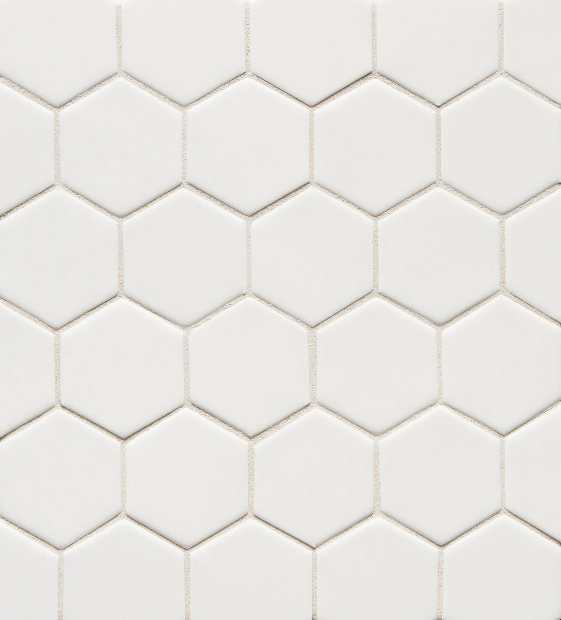 6th Avenue Hexagon Mosaic 10-1/2X11 White Matte