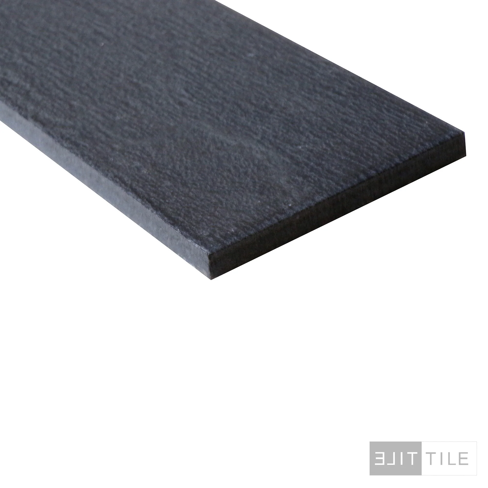 Allora Porcelain Tile 3X24 Black Matte - Image 3