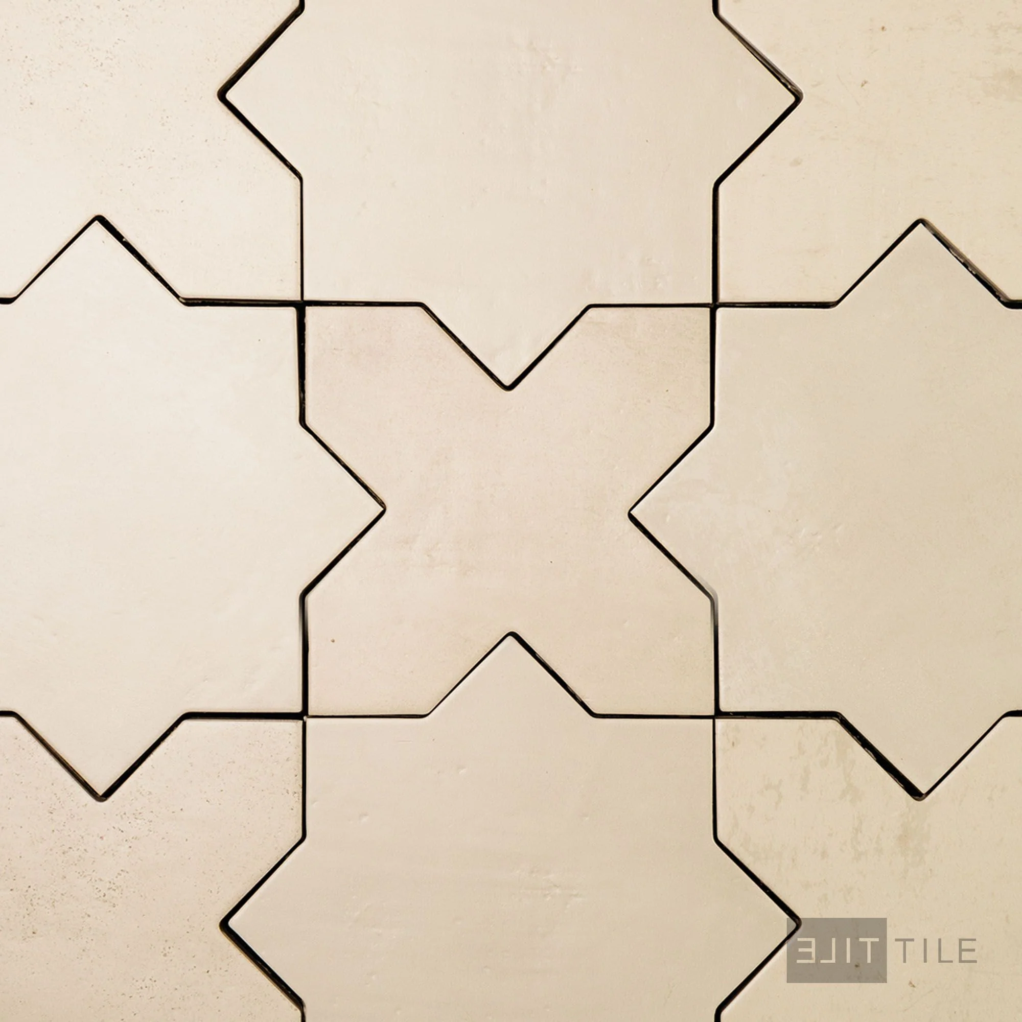 Amalfi Cross 7X7 Bone Matte