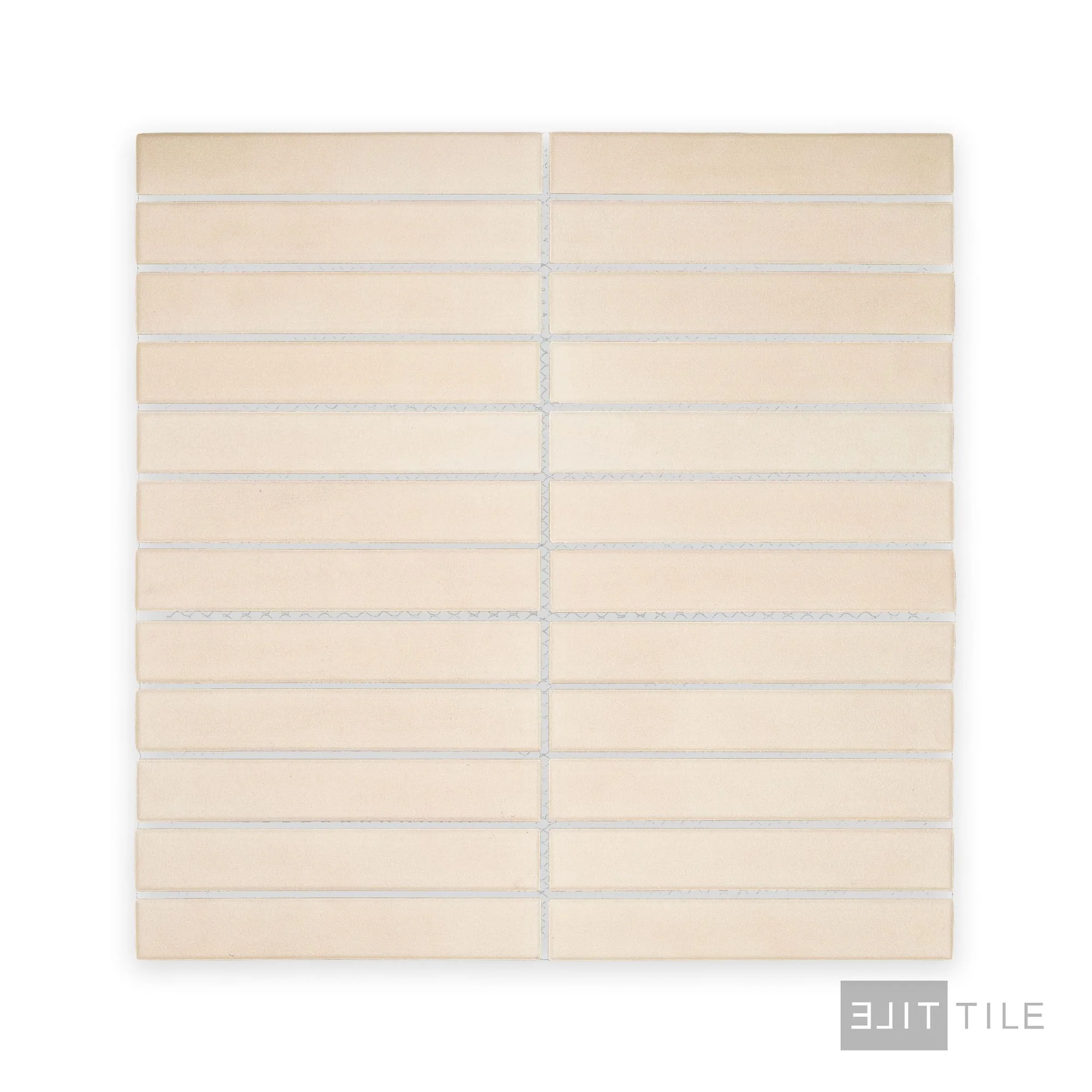 Amuri 1X6 Grid Mosaic 12X12 Avorio Matte - Image 2