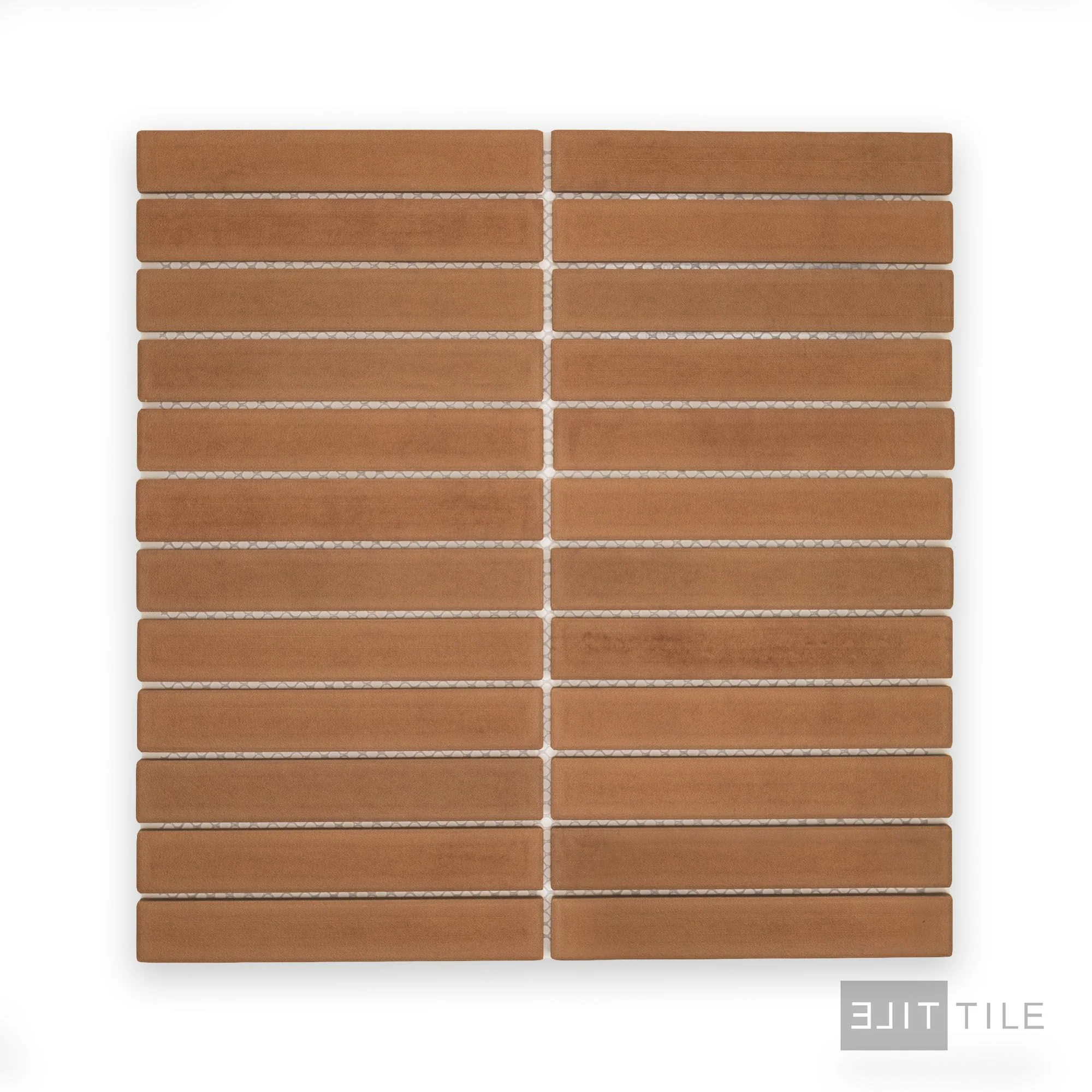 Amuri 1X6 Grid Mosaic 12X12 Cotto Matte - Image 2