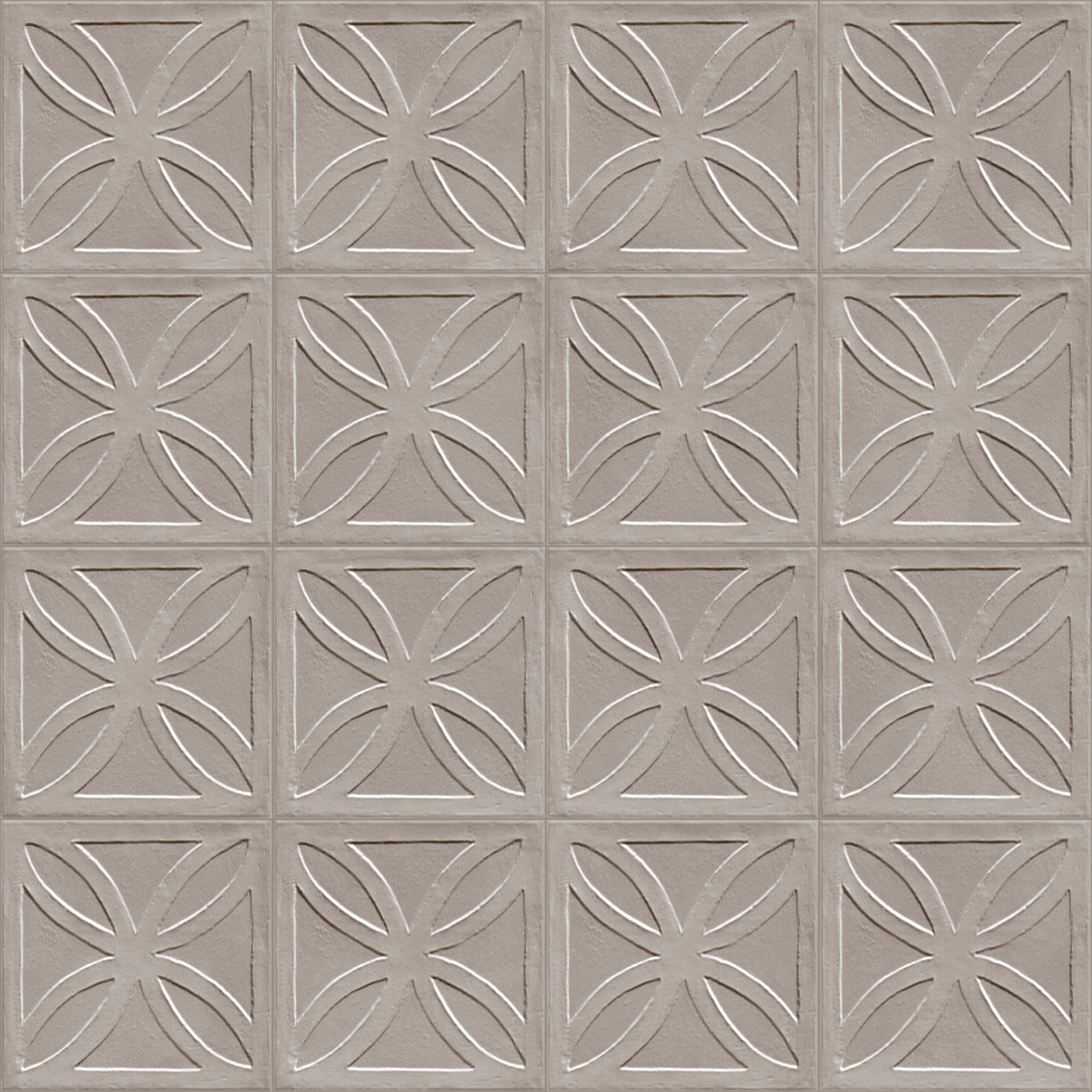 Amuri Struttura 3D 8X8 Gelosia Grigio