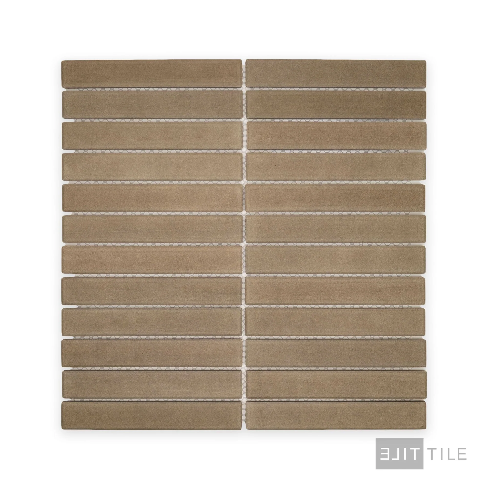 Amuri 1X6 Grid Mosaic 12X12 Grigio Matte - Image 2