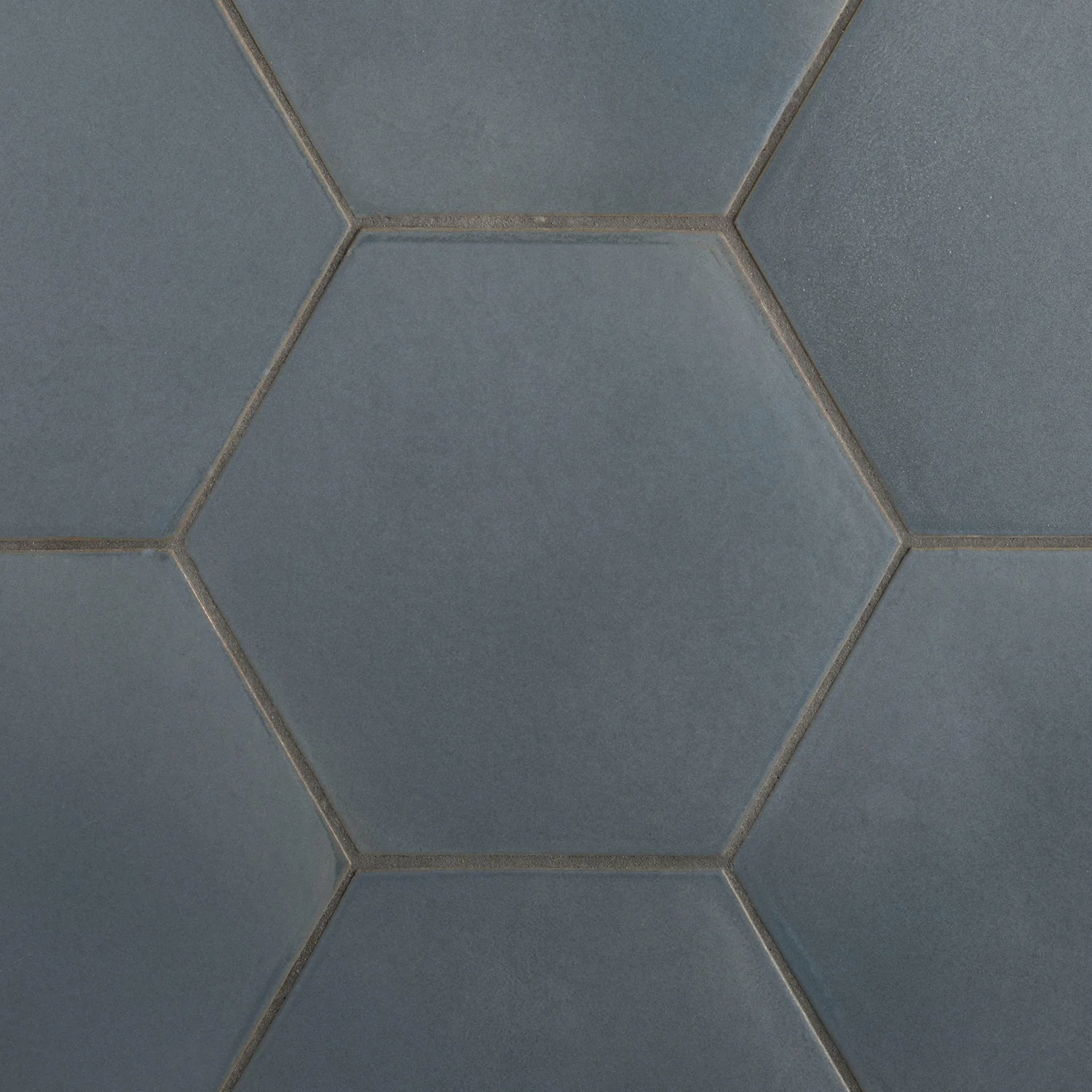 Andalucia Hexagon 8-3/4X10 Atlantico Matte