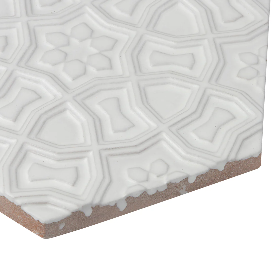 Andalucia Marrakesh Deco 8-3/4X10 Blanco Matte - Image 3