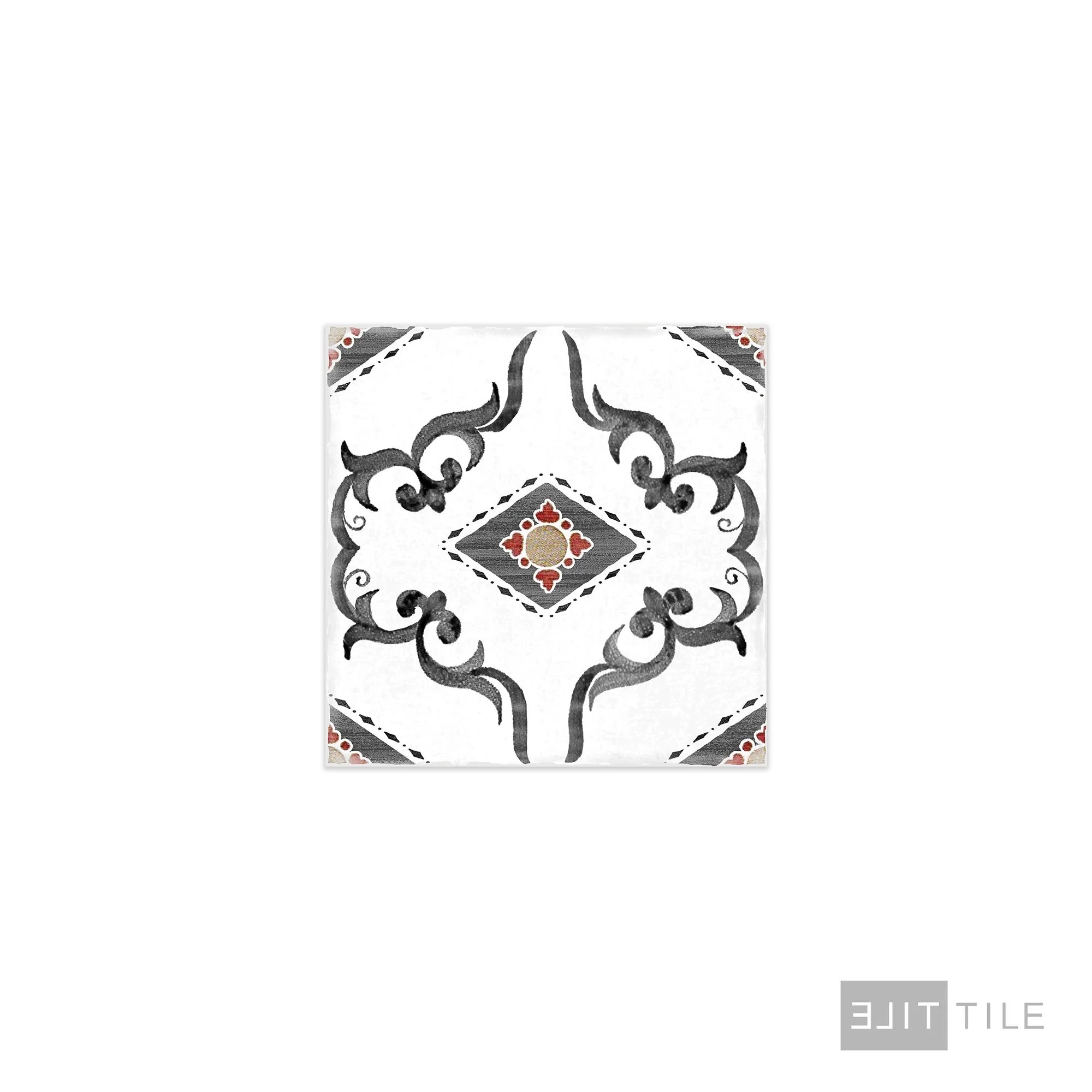 Andratx Dragonera 6X6 Charcoal Glossy - Image 3