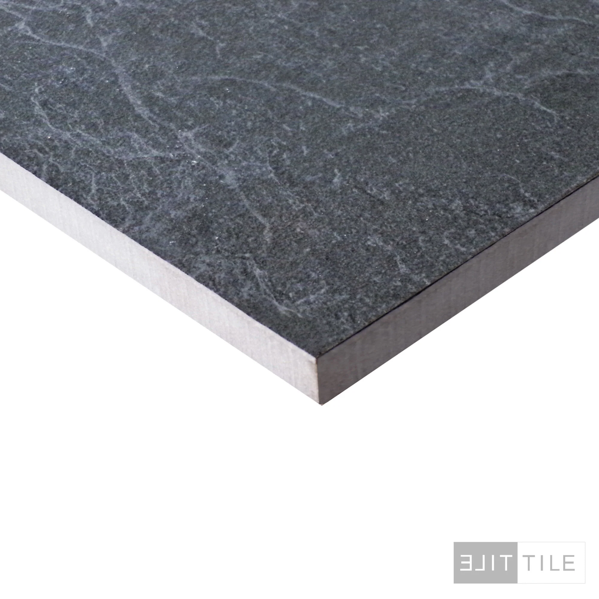 Ash Porcelain Tile 12X24 Black Matte - Image 3