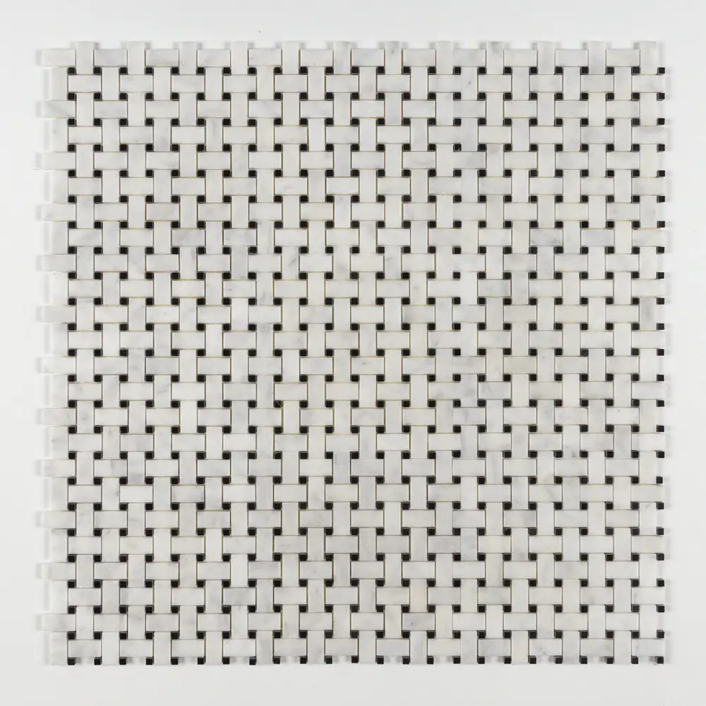 Avalon Basketweave Mosaic 12X12 Avalon Polished