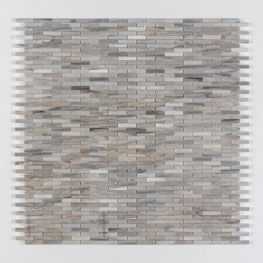 Avalon Offset Stacked Mosaic 12X12 Skyline Polished