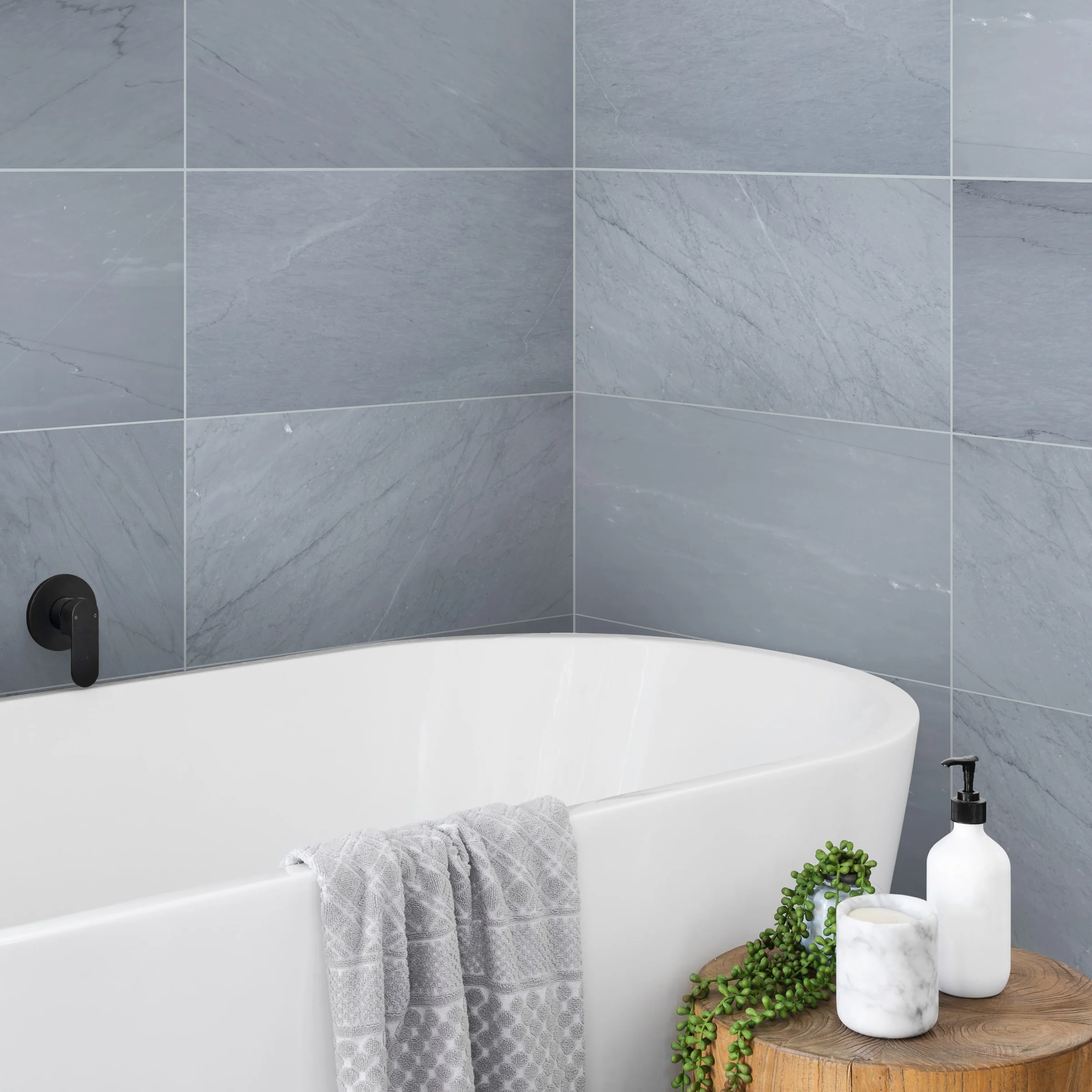 Bardiglio Imperiale Bluish Grey 12X24 Honed Marble - Image 2