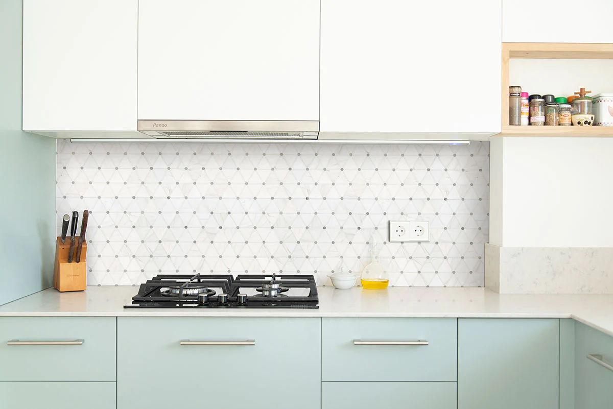 Bianco Dolomite Mosaics Pinwheel Marble Mosaic Misc. 0 Polished - Image 2