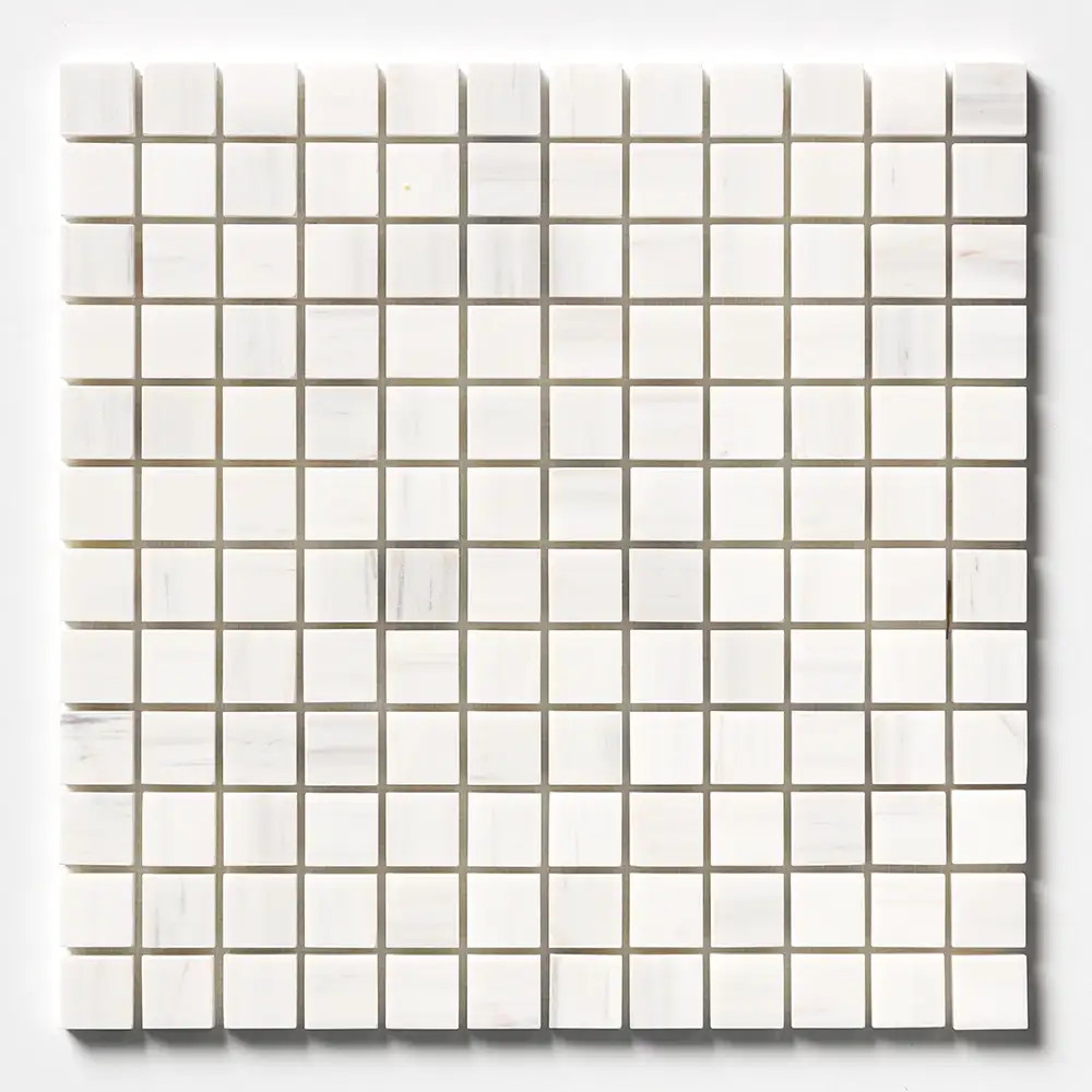 Bianco Dolomiti 1X1 Square Mosaic 12X12 Bianco Dolomiti Honed - Image 2