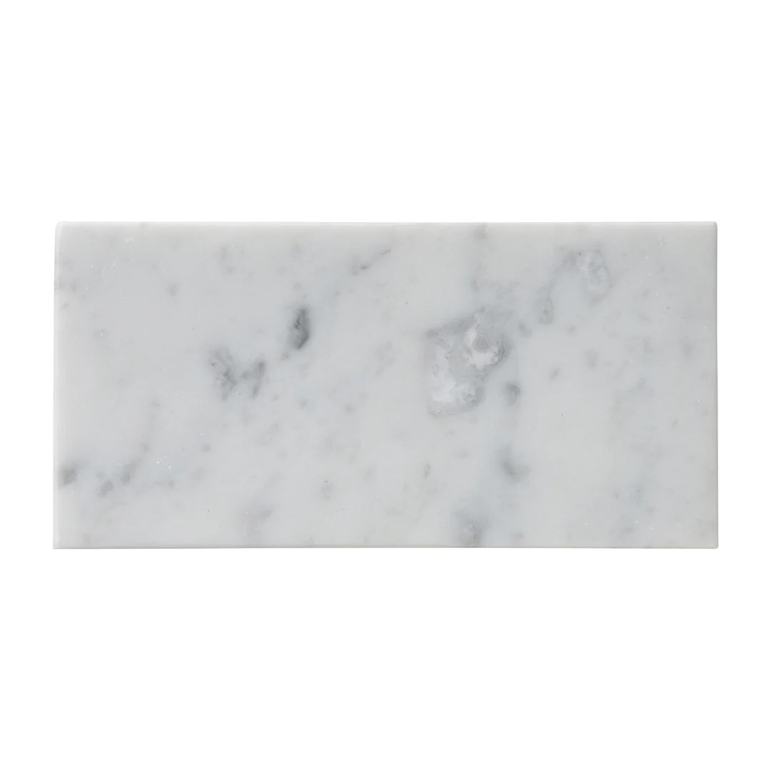 Bianco Europa Rectangle 3X6 Venatino Honed - Image 3