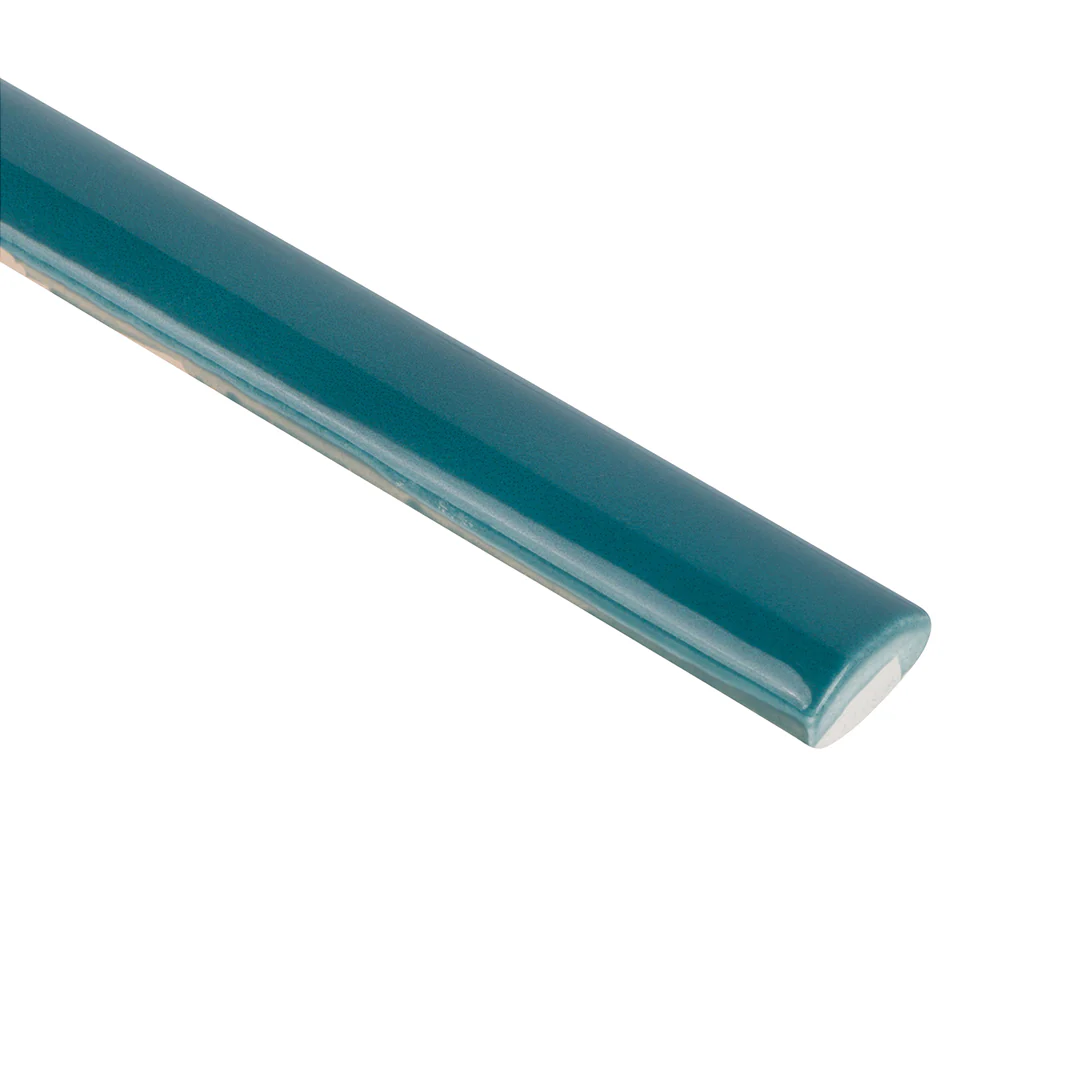 Cafe Bullnose Trim 1/2X12 Sumatra Blend Gloss - Image 2