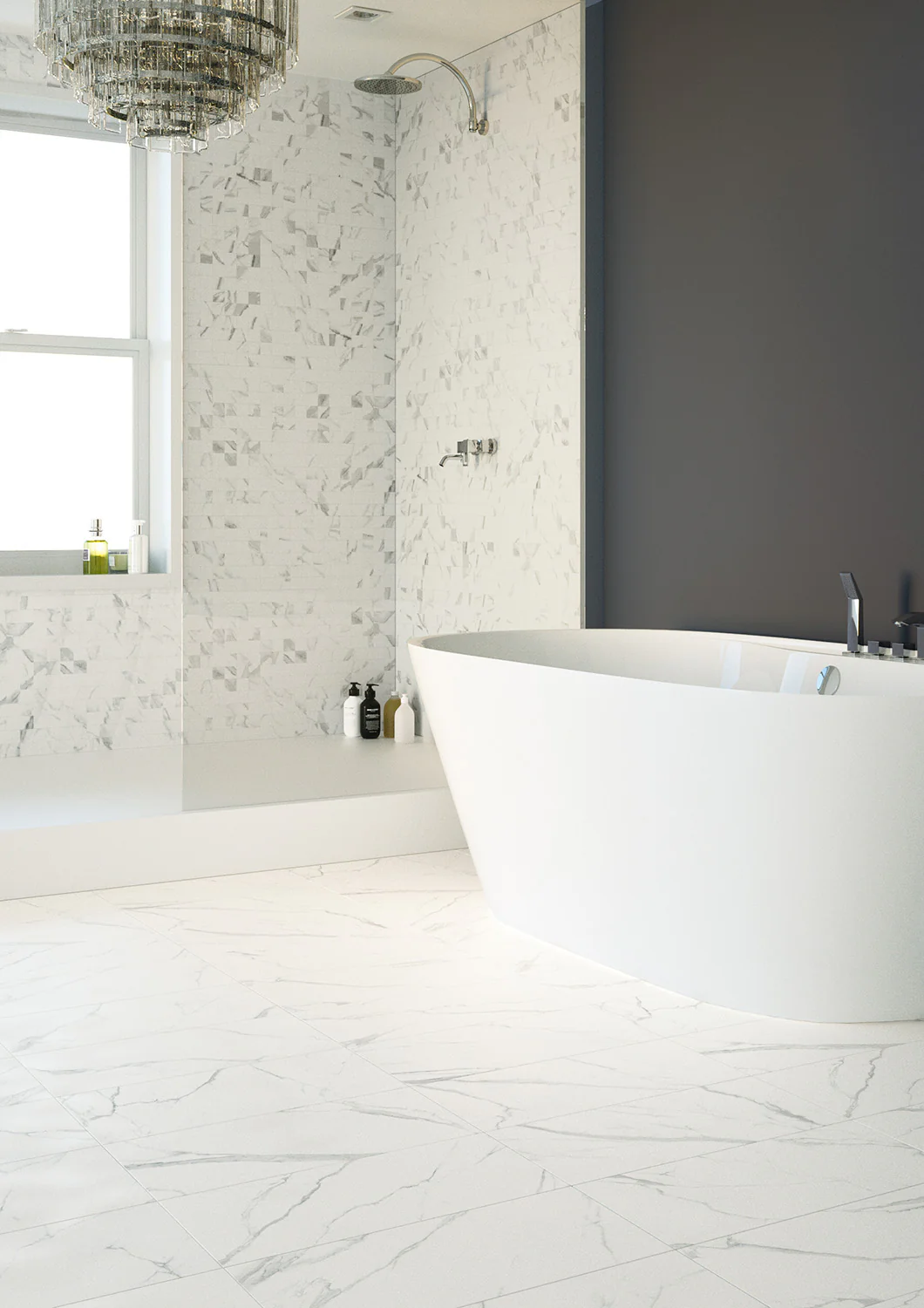 Cava Bianco 3X12 Statuario Brushed - Image 2