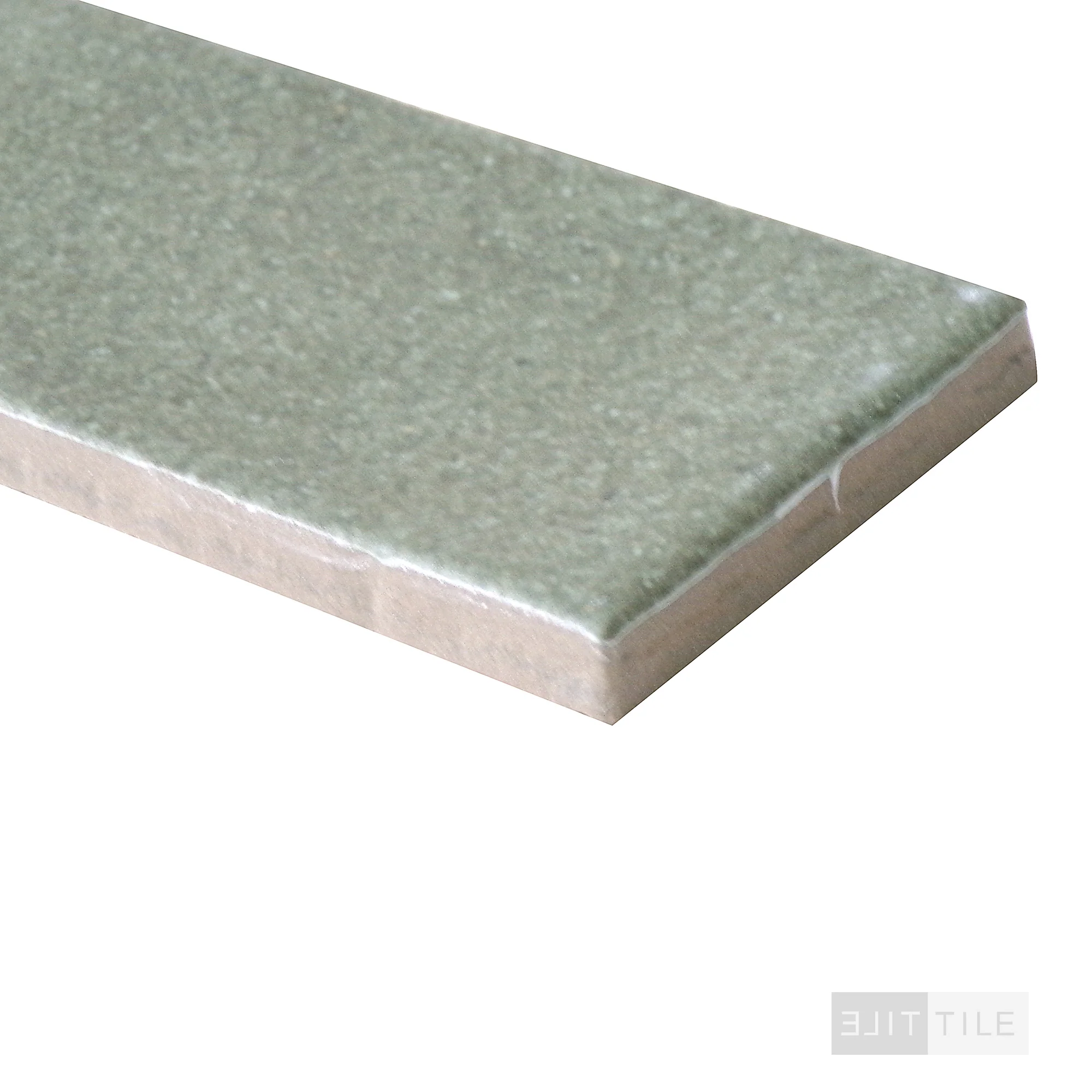 Celine Glazed Porcelain Field Tile 2.5X12 Sage Matte - Image 4