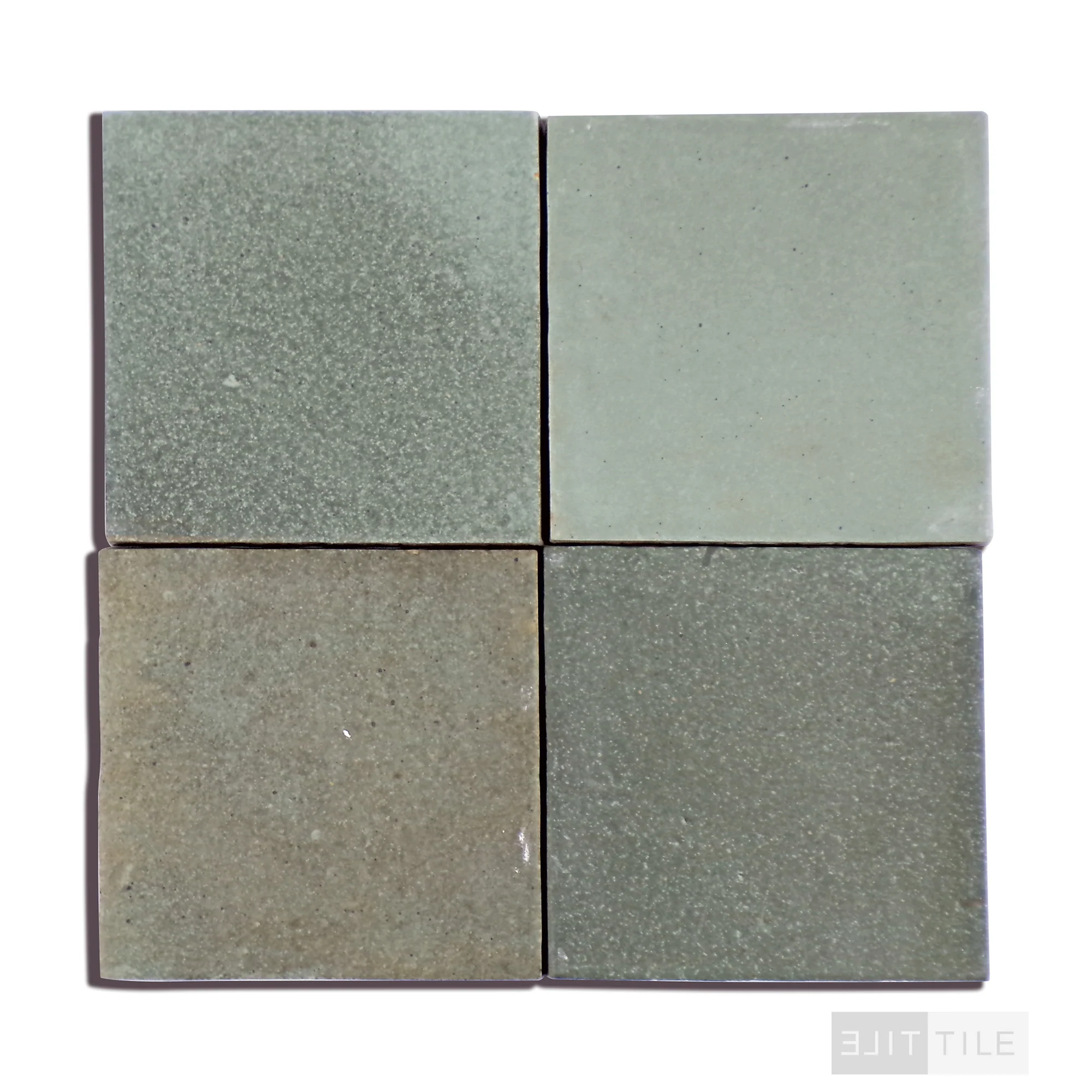 Celine Glazed Porcelain Field Tile 4X4 Sage Matte - Image 2