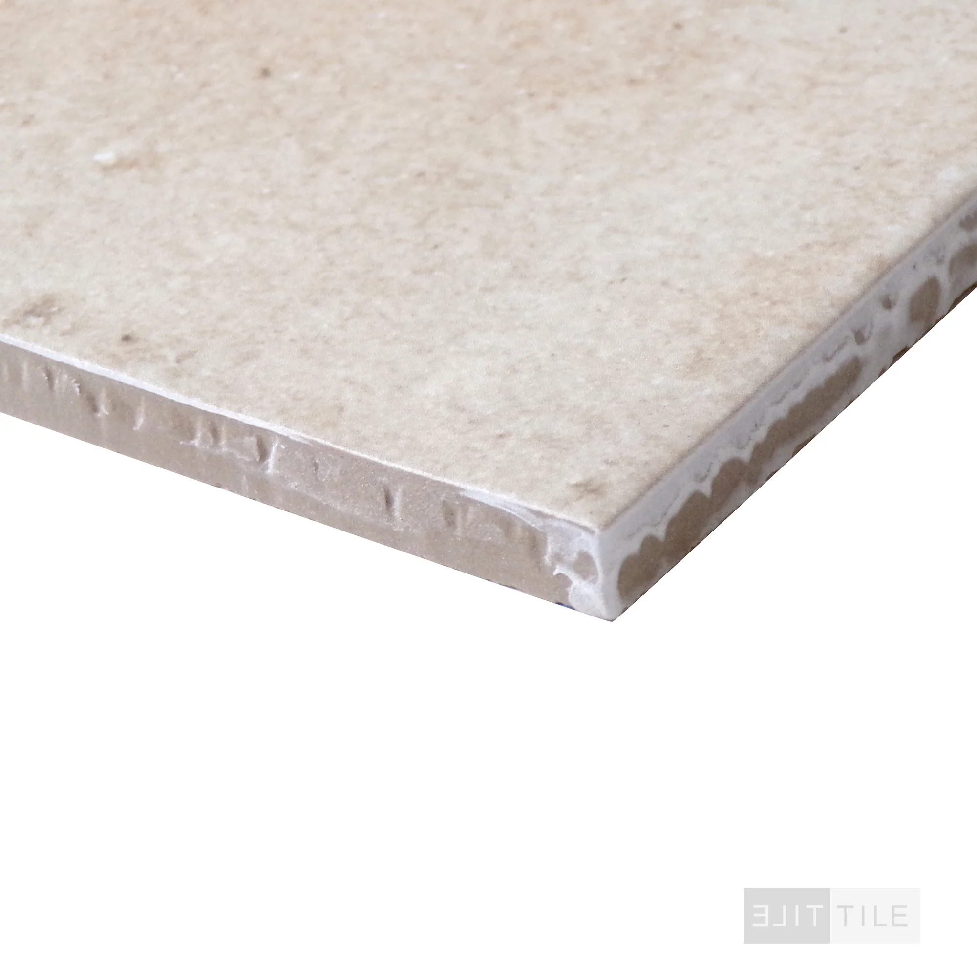 Celine Glazed Porcelain Field Tile 4X4 Taupe Matte - Image 4