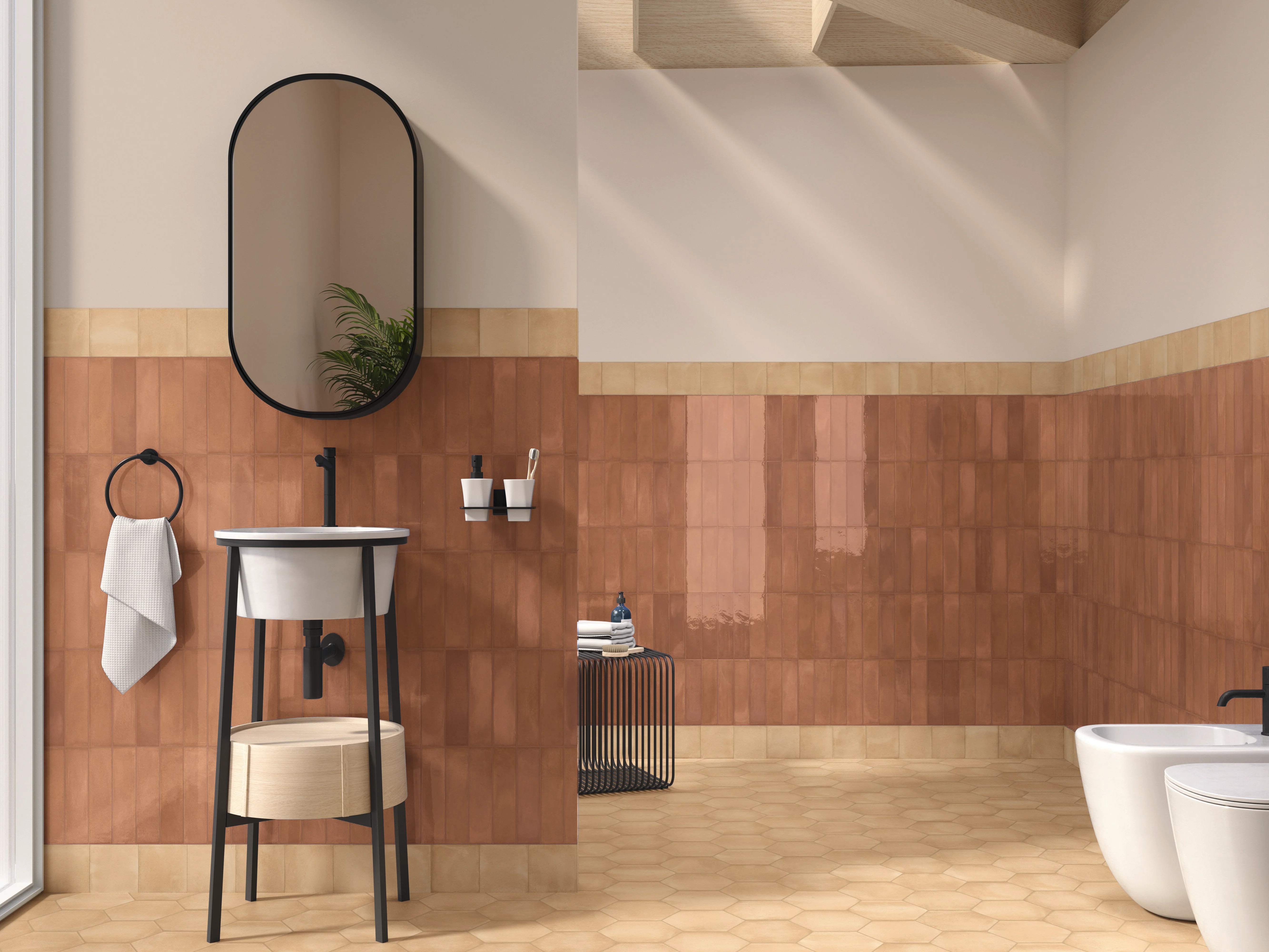 Clay Porcelain 2.5X10 Rectangle Brick Matte - Image 2