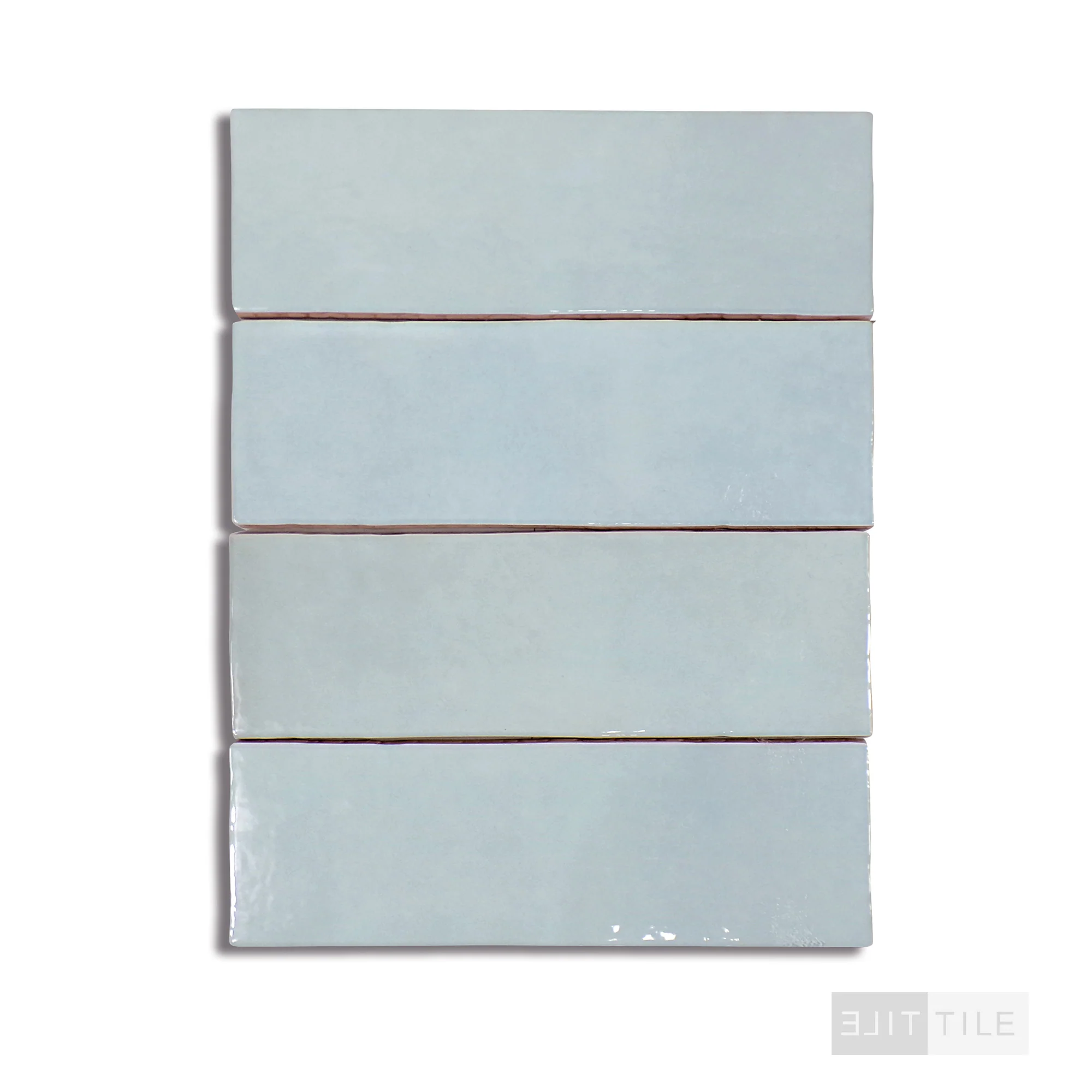 Cloe Glazed Ceramic Field Tile 2-1/2X8 Baby Blue Gloss - Image 3