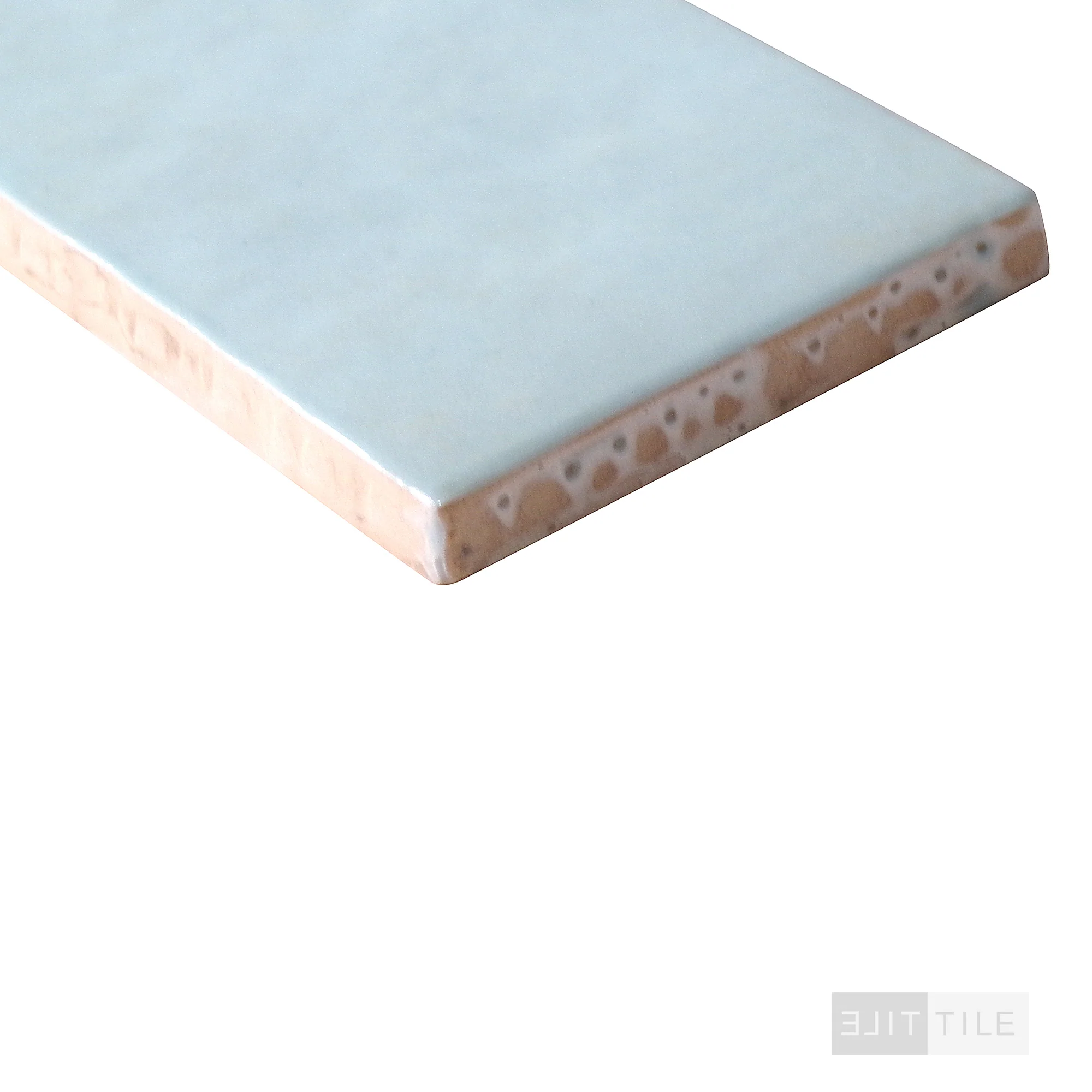 Cloe Glazed Ceramic Field Tile 2-1/2X8 Baby Blue Gloss - Image 4