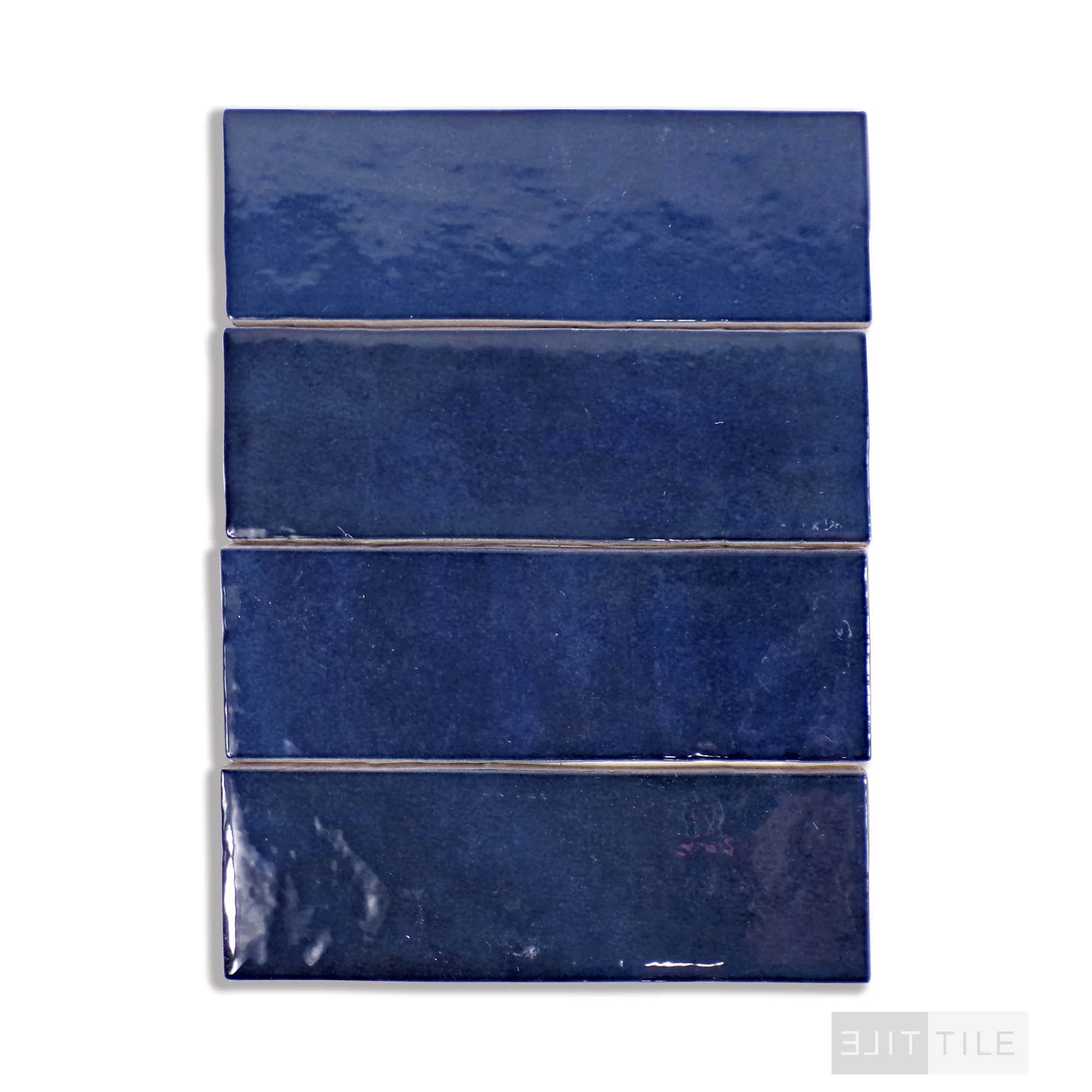 Cloe Glazed Ceramic Field Tile 2-1/2X8 Blue Gloss - Image 3