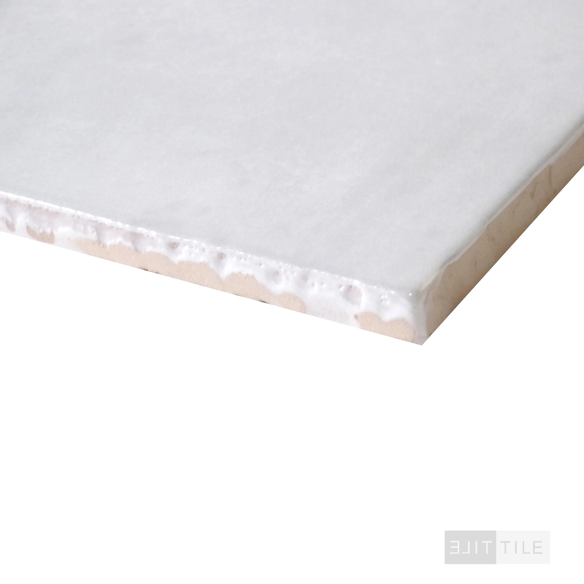 Cloe Glazed Ceramic Field Tile 5X5 Grey Gloss - Image 4