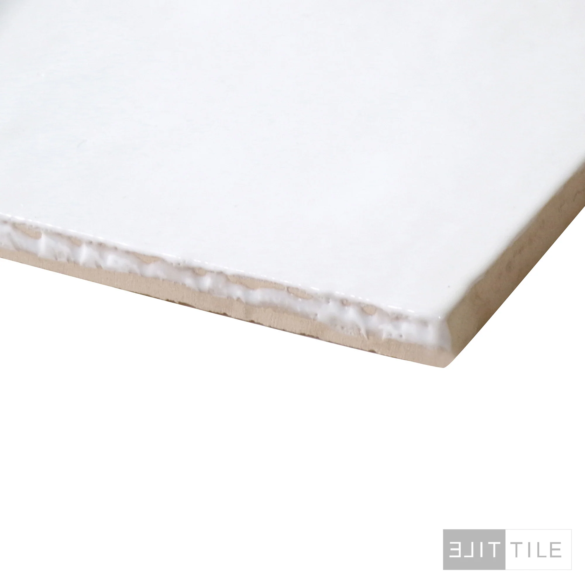 Cloe Ceramic Tile 5X5 White Glossy - Image 3