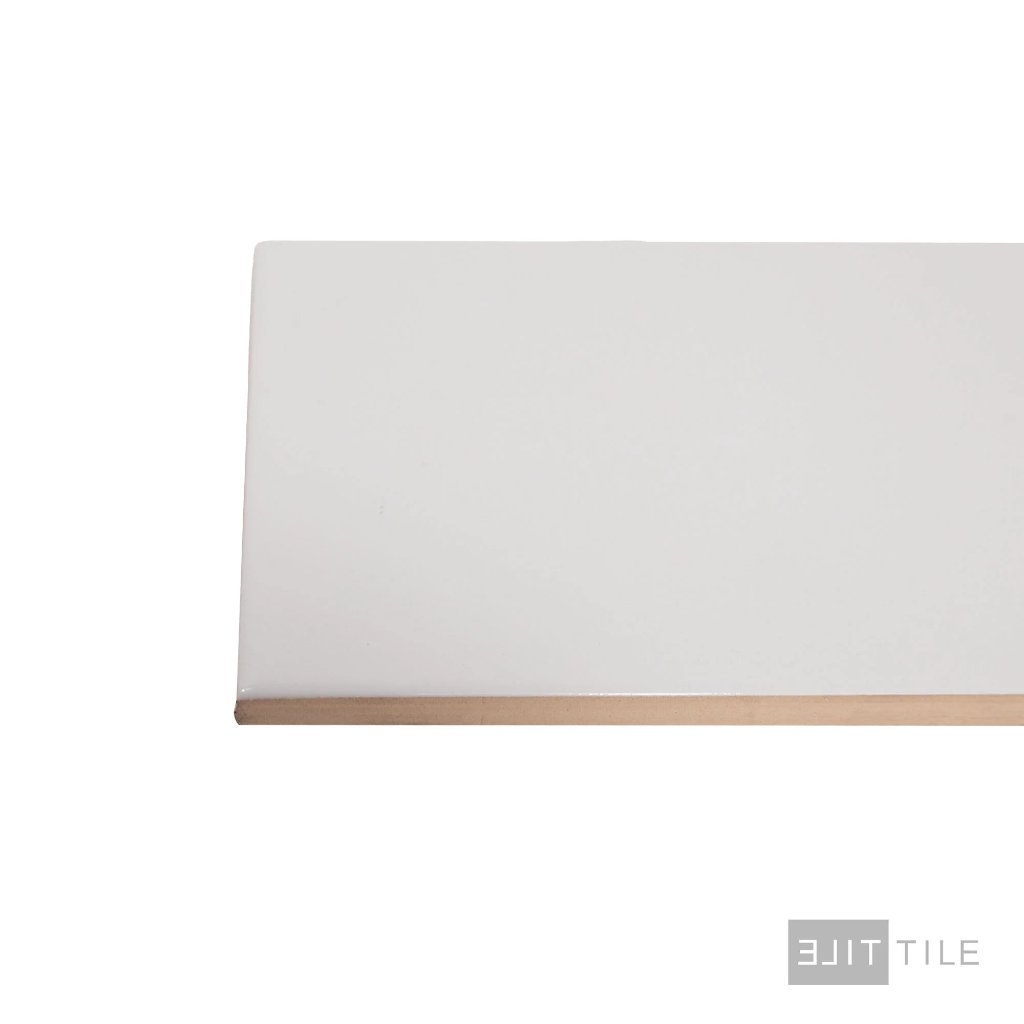 Color Collection Ceramic Tile Glossy 6X18 U081 White Ice Bright - Image 3
