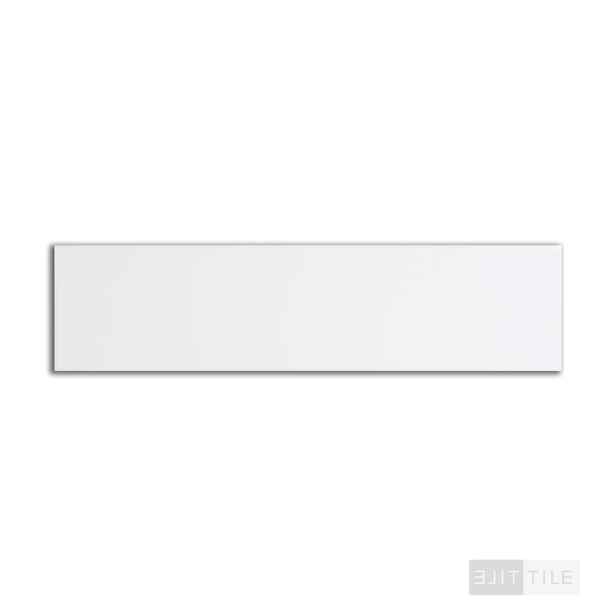 Color Collection Ceramic Tile 4X16 U081 White Ice Bright