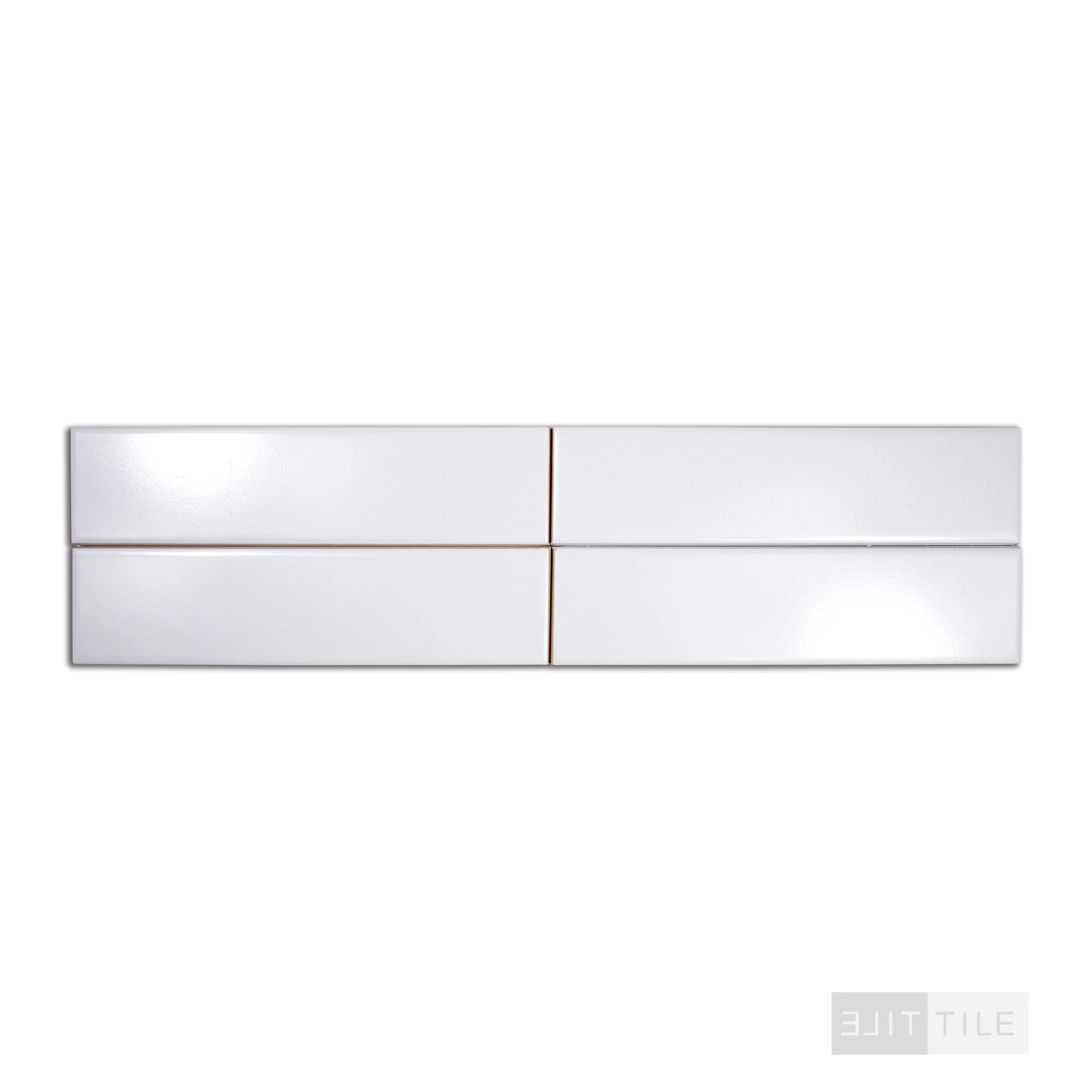 Color Collection Ceramic Tile 2X8 U281 White Ice Matte Matte