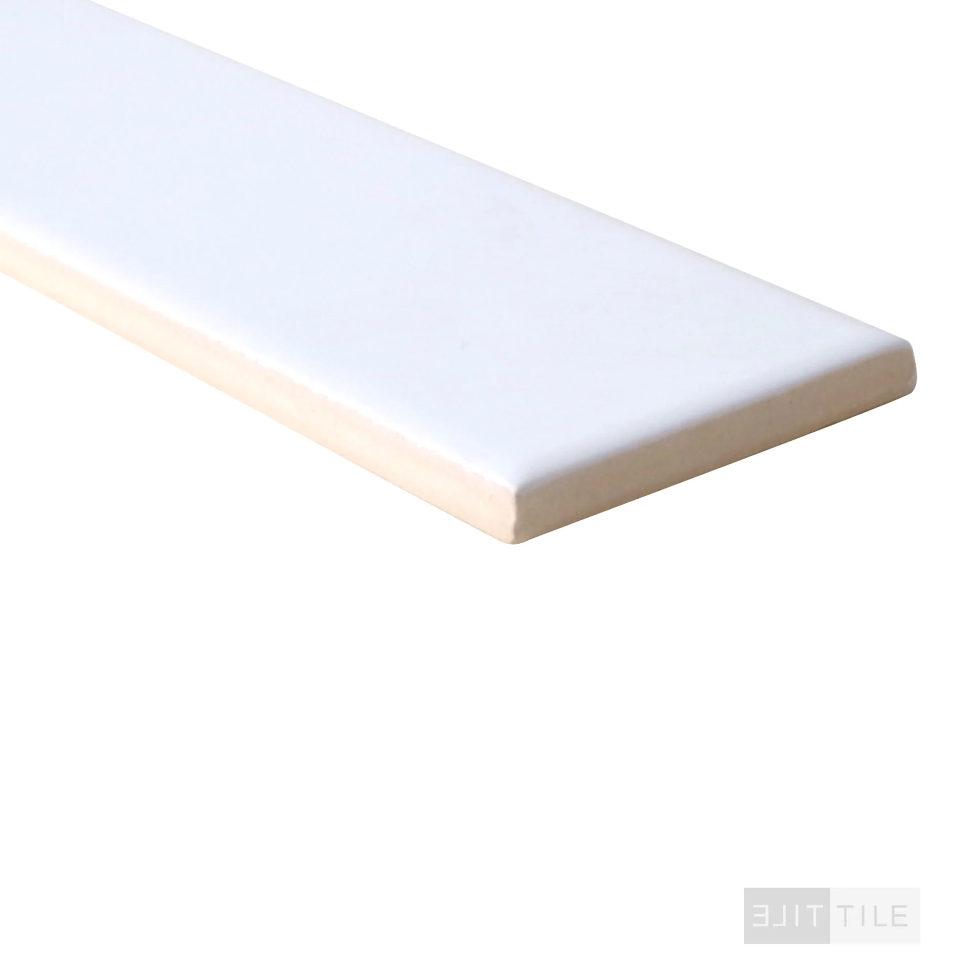 Color Collection Ceramic Tile 2X8 U281 White Ice Matte Matte - Image 2