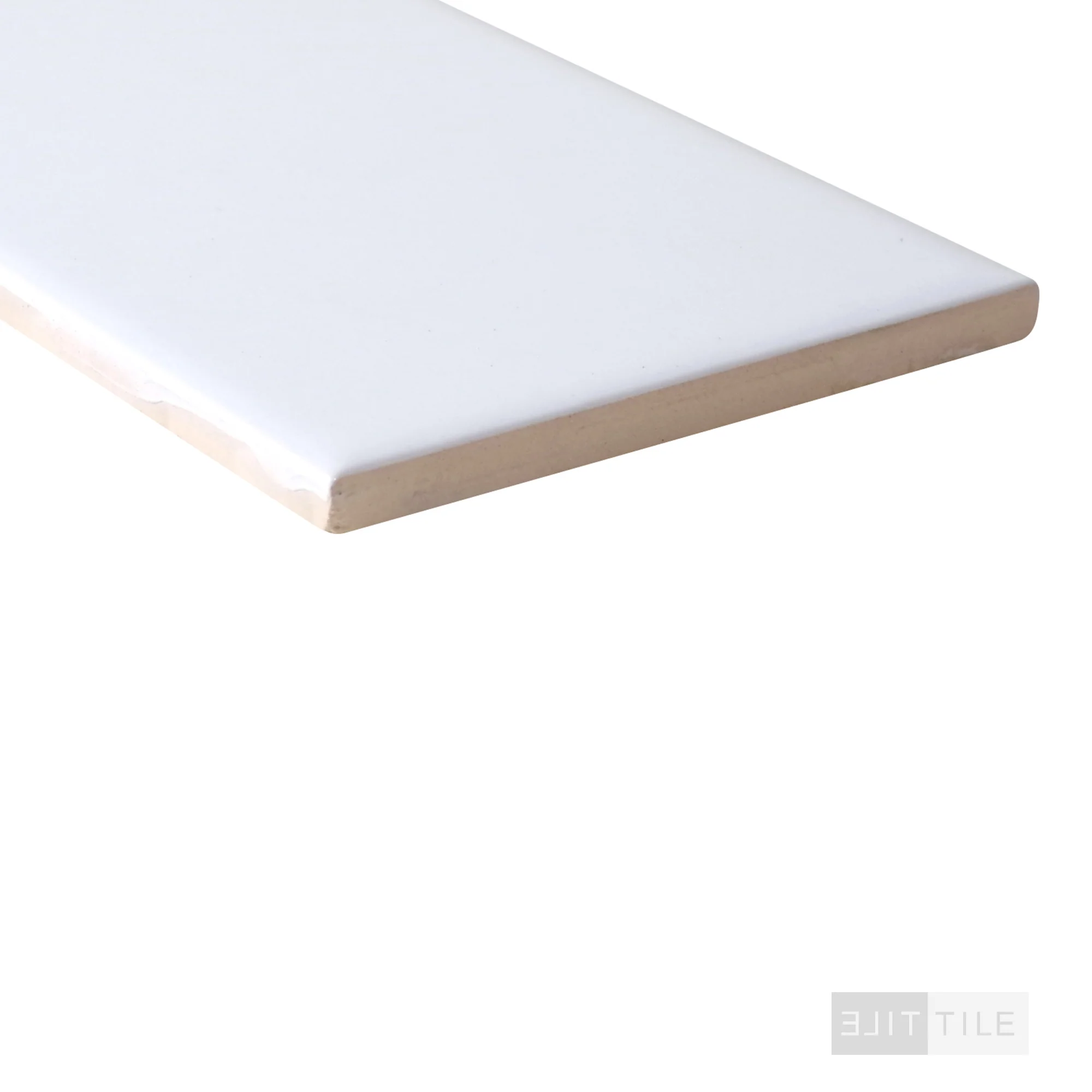 Color Collection Ceramic Tile 3X6 U281 White Ice Matte Matte - Image 2