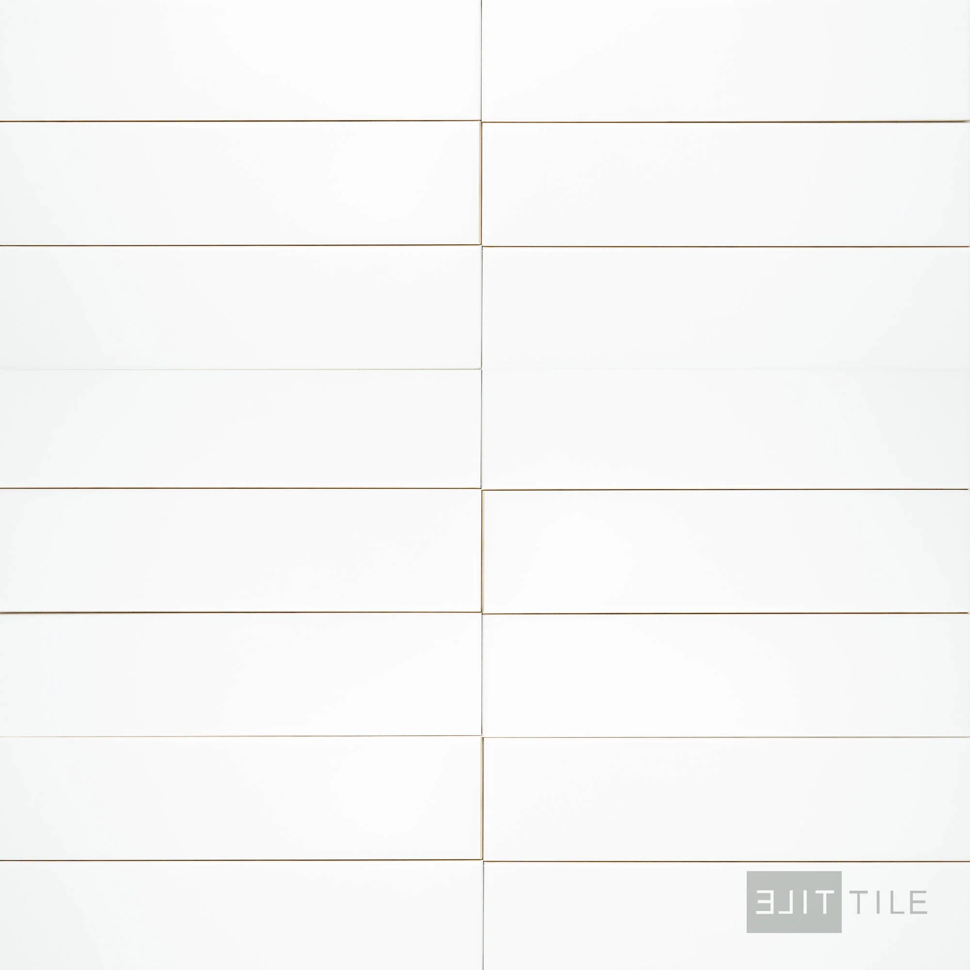 Color Collection Ceramic Tile 3X12 U281 Ice White Matte
