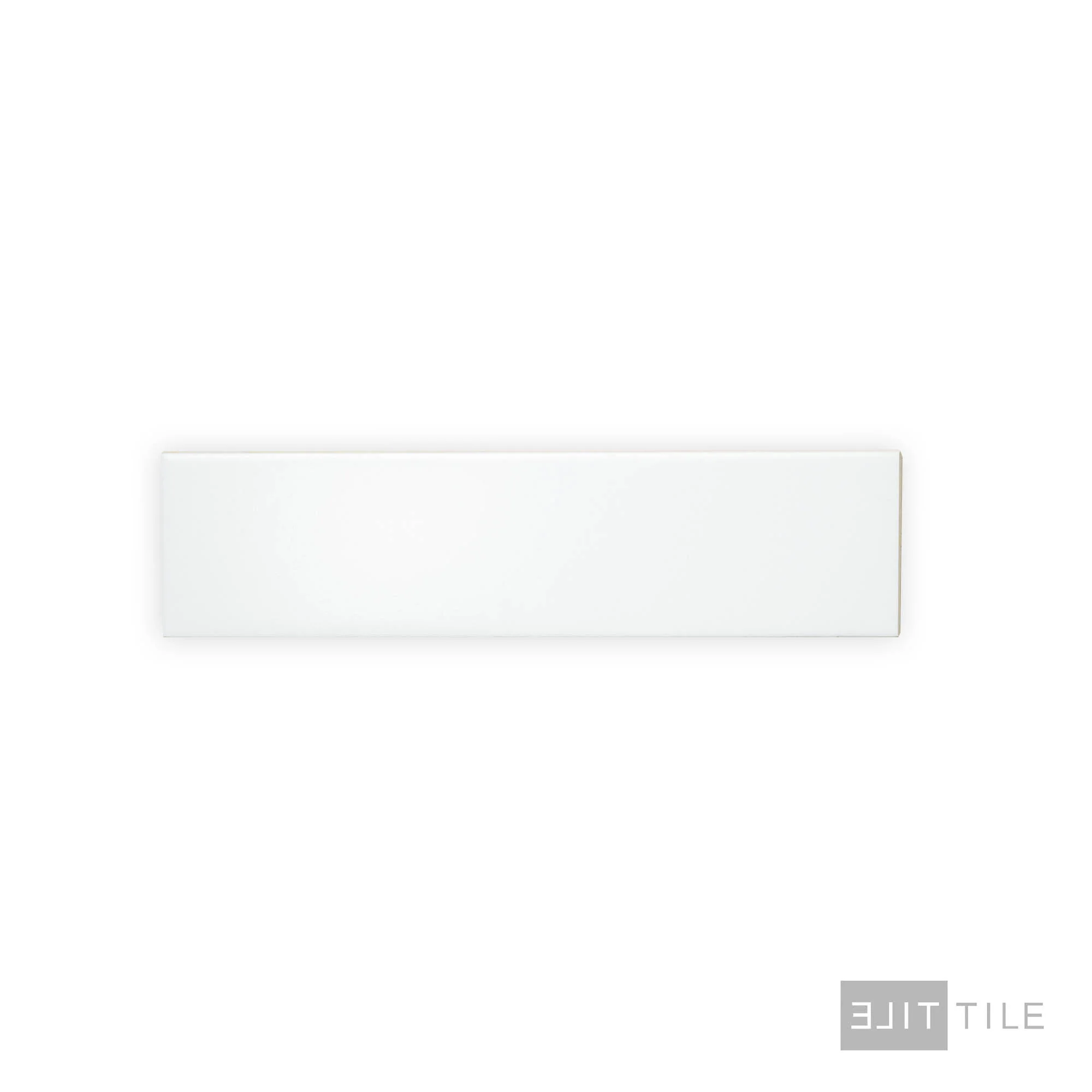 Color Collection Ceramic Tile 3X12 U281 Ice White Matte - Image 2