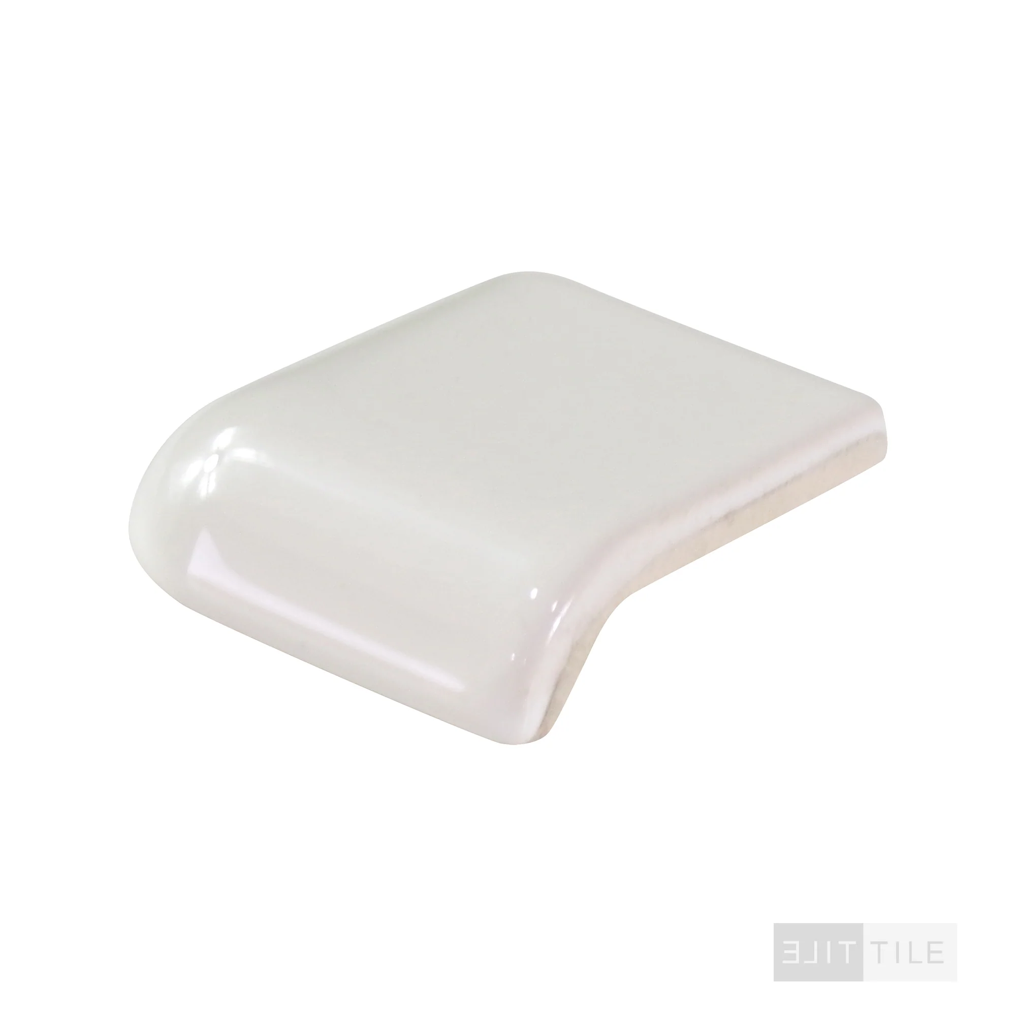 Color Wheel Classic Ceramic Radius Bullnose Corner 2X2 0100 White - Image 2