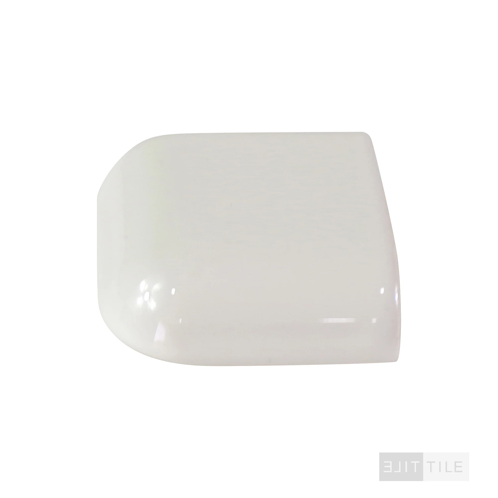 Color Wheel Classic Ceramic Radius Bullnose Corner 2X2 0100 White - Image 3